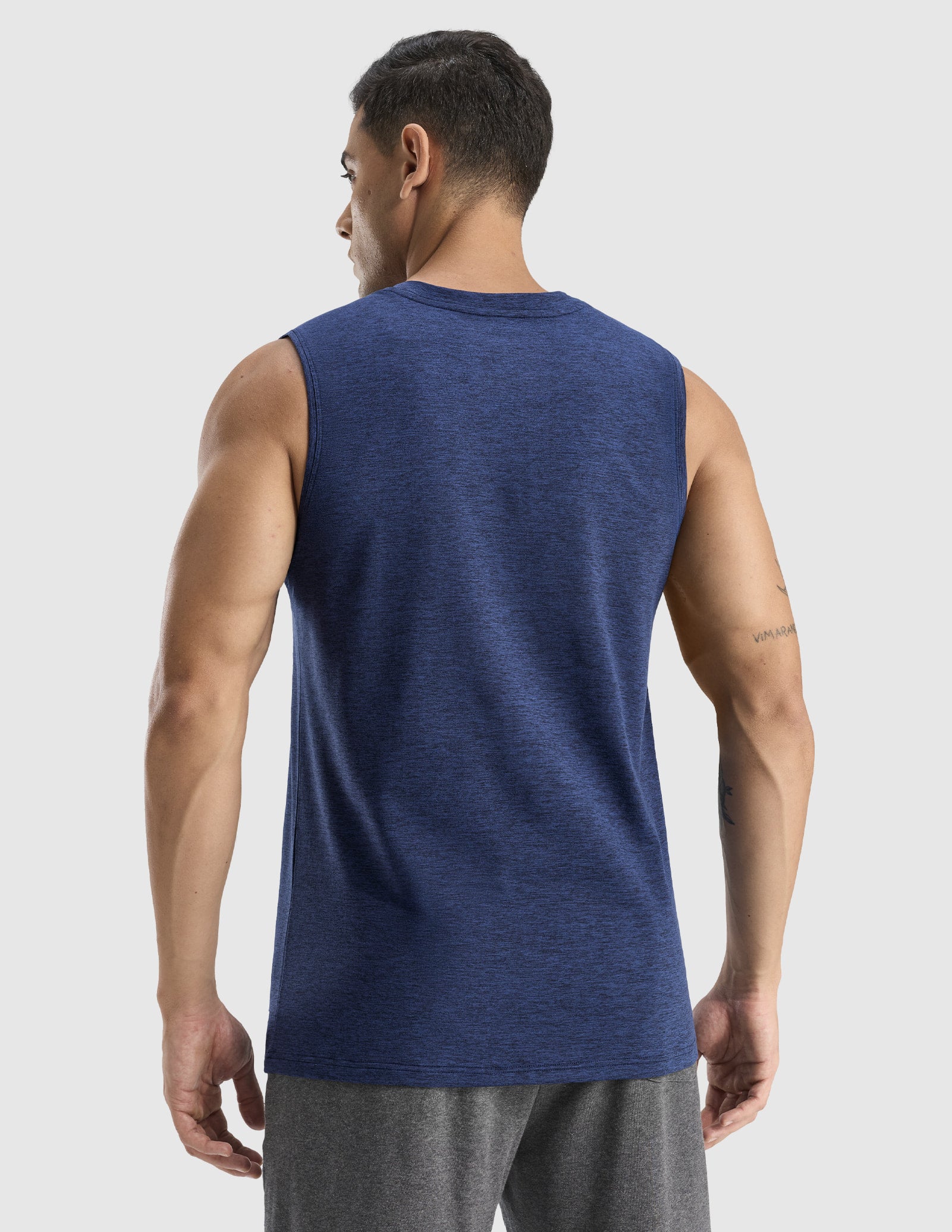 MIER Men’s Ultra-Soft Performance Muscle Tank Buttery Soft Gym Shirt Men's Tank Top