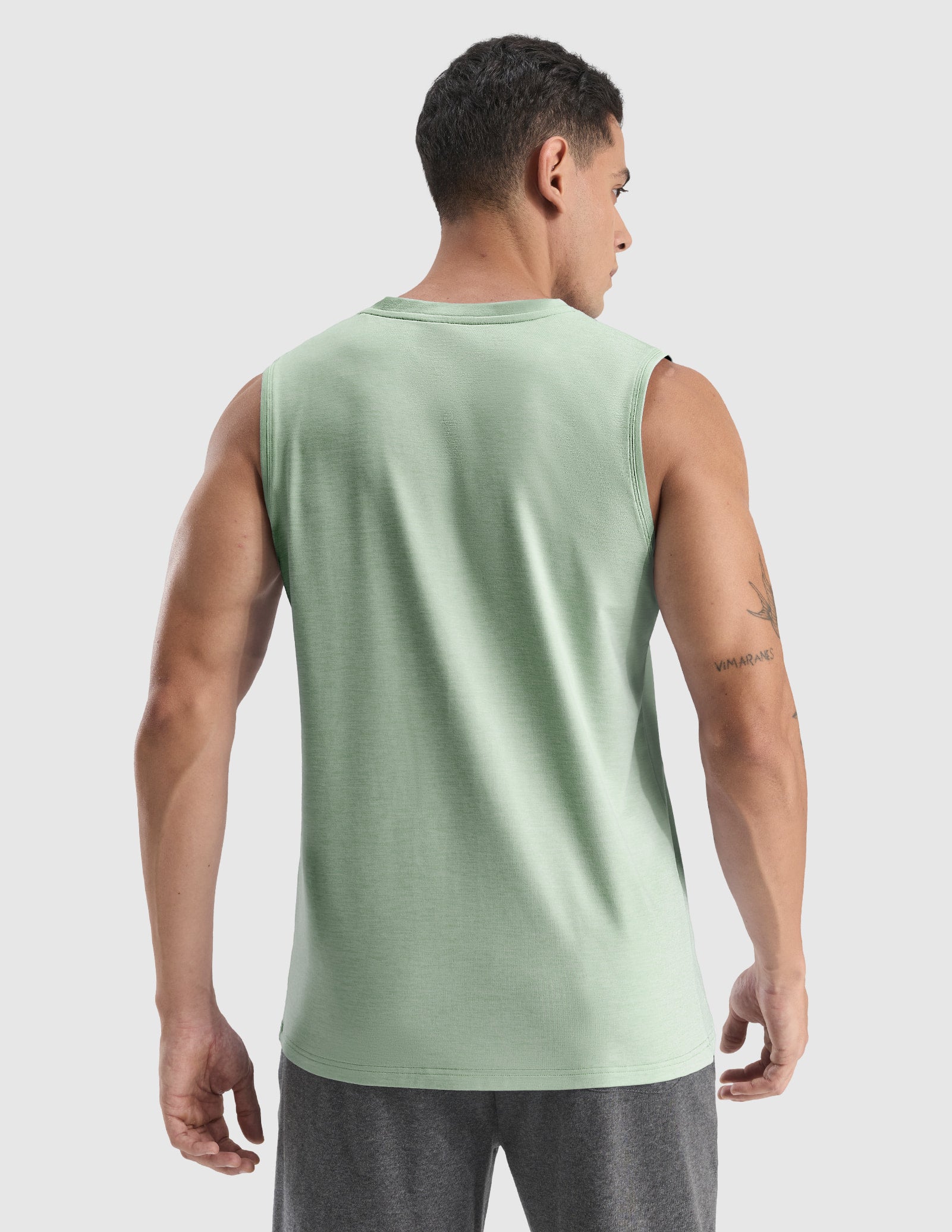 MIER Men’s Ultra-Soft Performance Muscle Tank Buttery Soft Gym Shirt Men's Tank Top