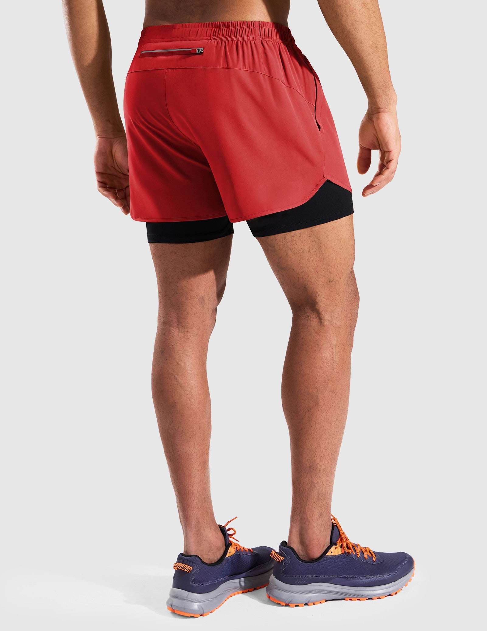 MIER Men’s 2-in-1 Running Shorts 3" Quick Dry with Compression Liner Men's Shorts