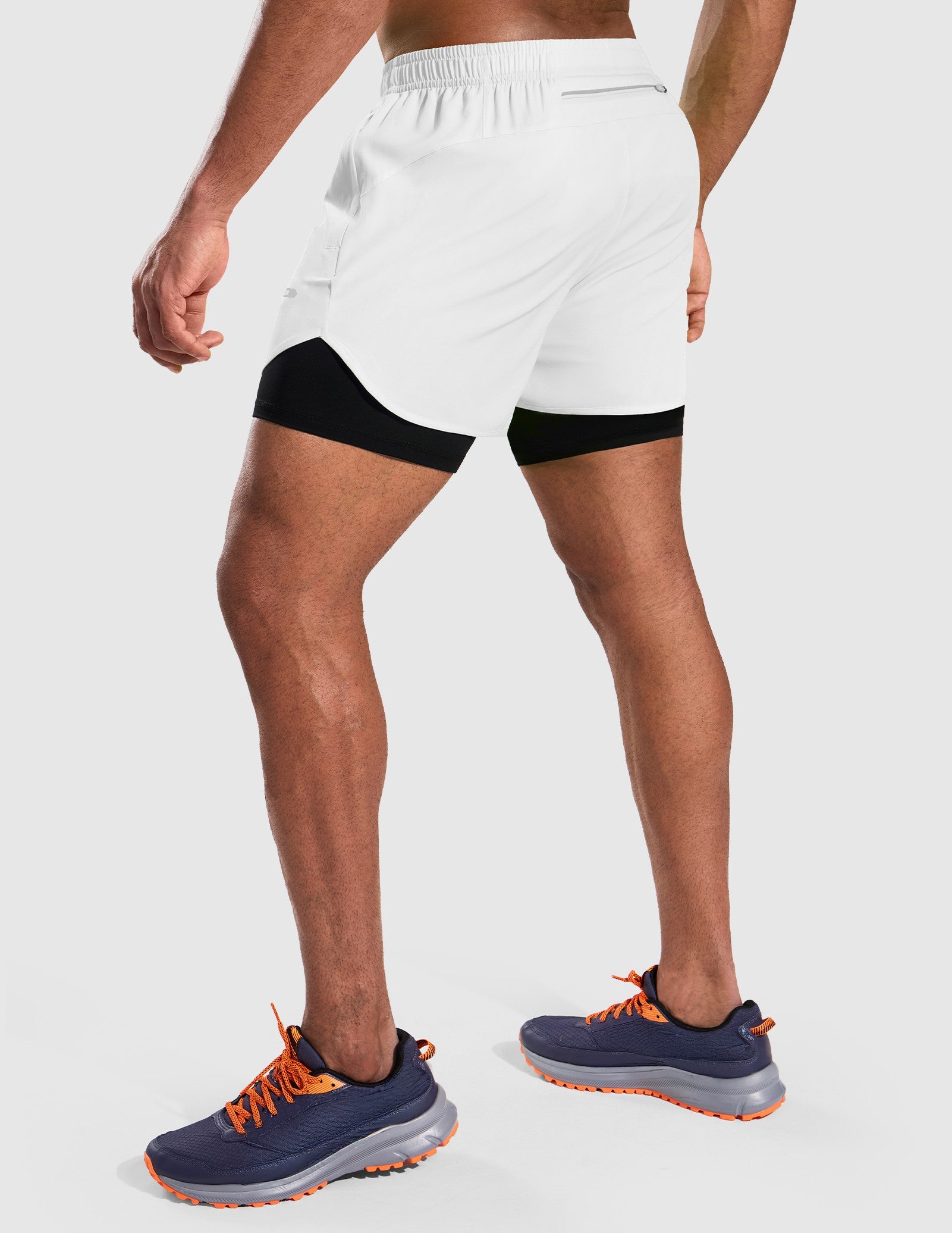 MIER Men’s 2-in-1 Running Shorts 3" Quick Dry with Compression Liner Men's Shorts
