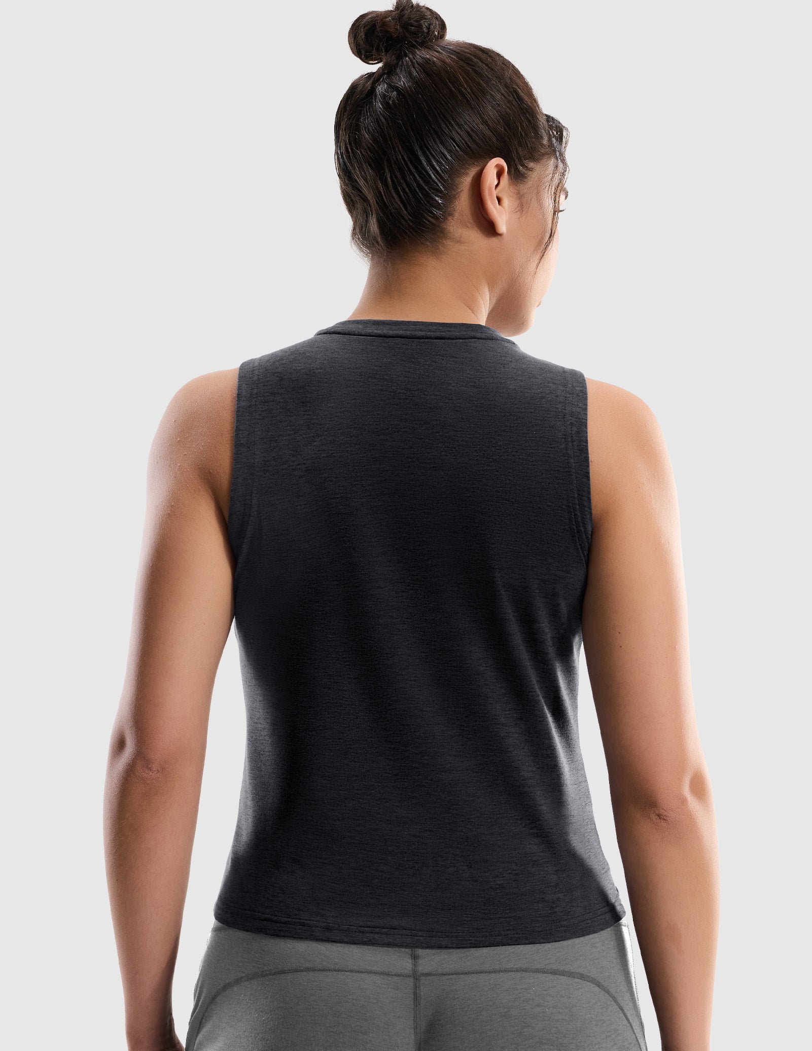 MIER Women’s Buttery-Soft Skimmer Tank Top High-Hip Workout Shirt Women's Tank Top