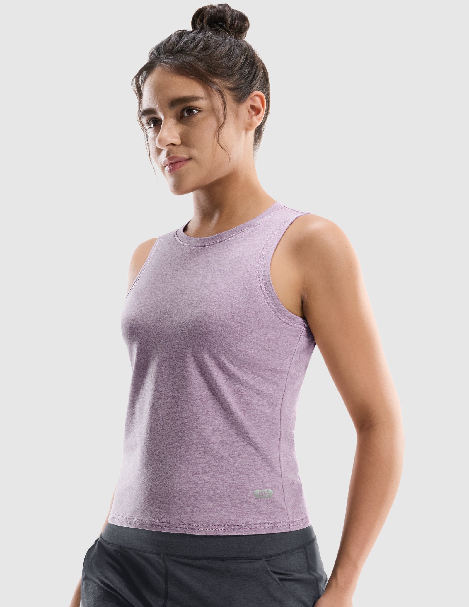 MIER Women’s Buttery-Soft Skimmer Tank Top High-Hip Workout Shirt Women's Tank Top