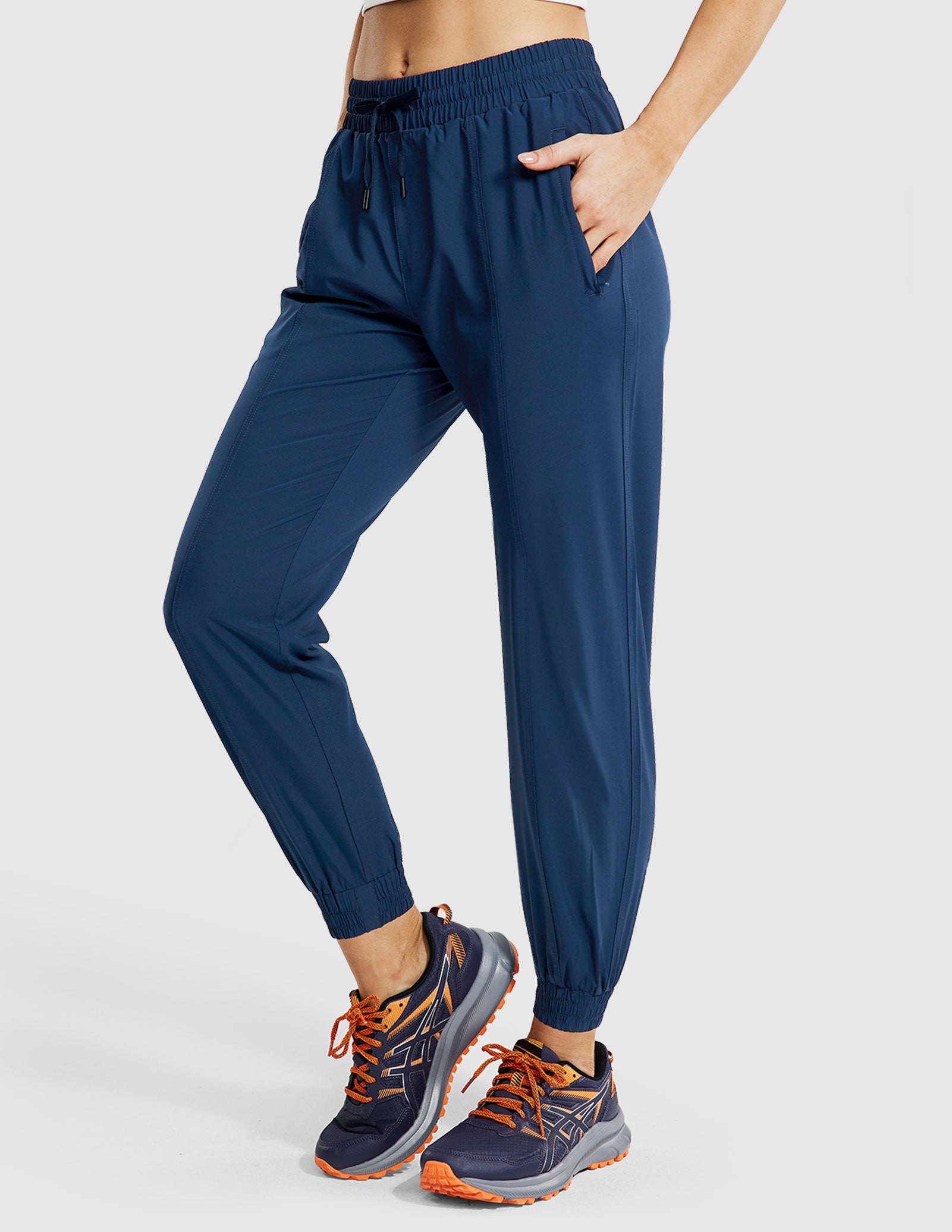 Joggers ligeros para mujer Pantalones de senderismo de secado rápido para correr