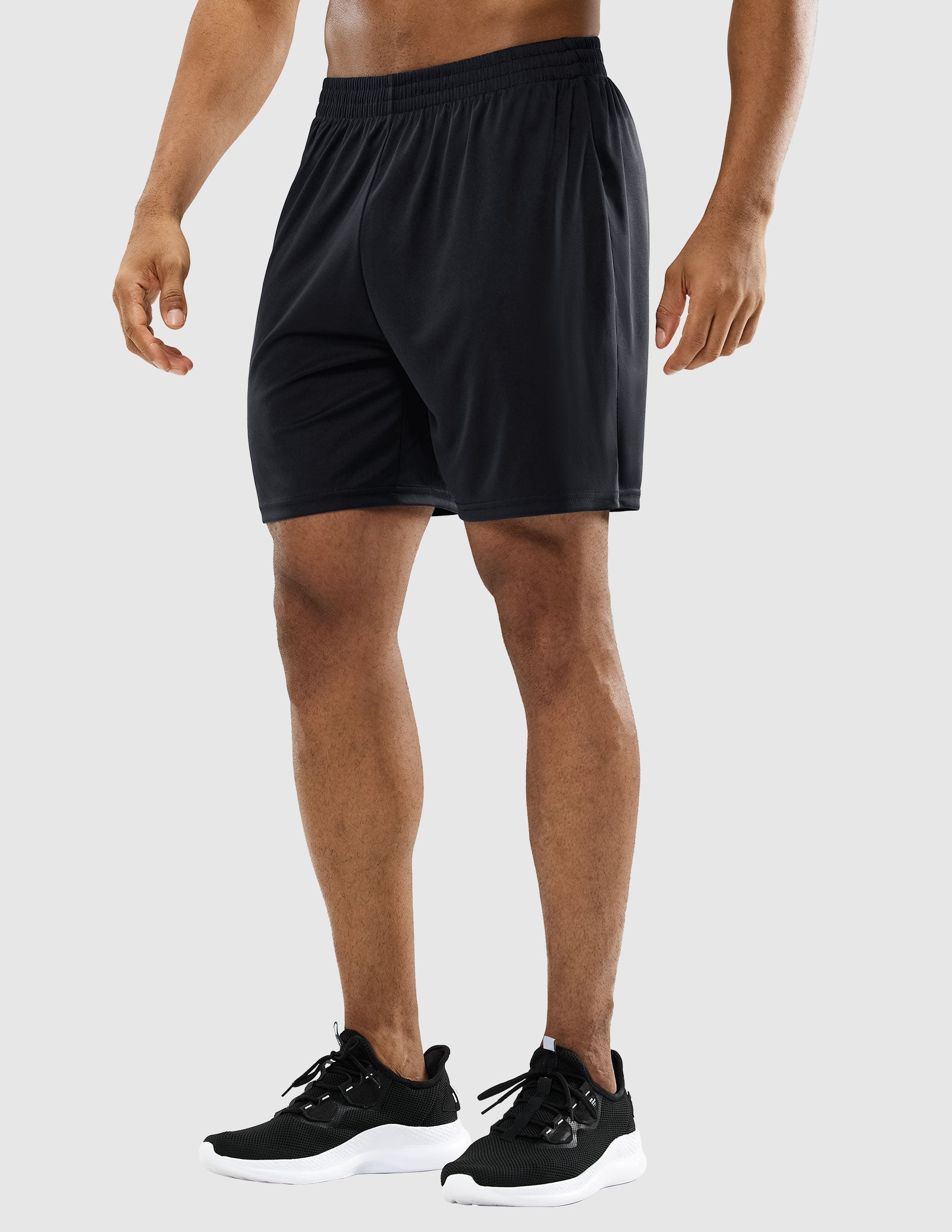 MIER Men Quick-Dry Athletic Running Shorts without Pockets Men's Shorts