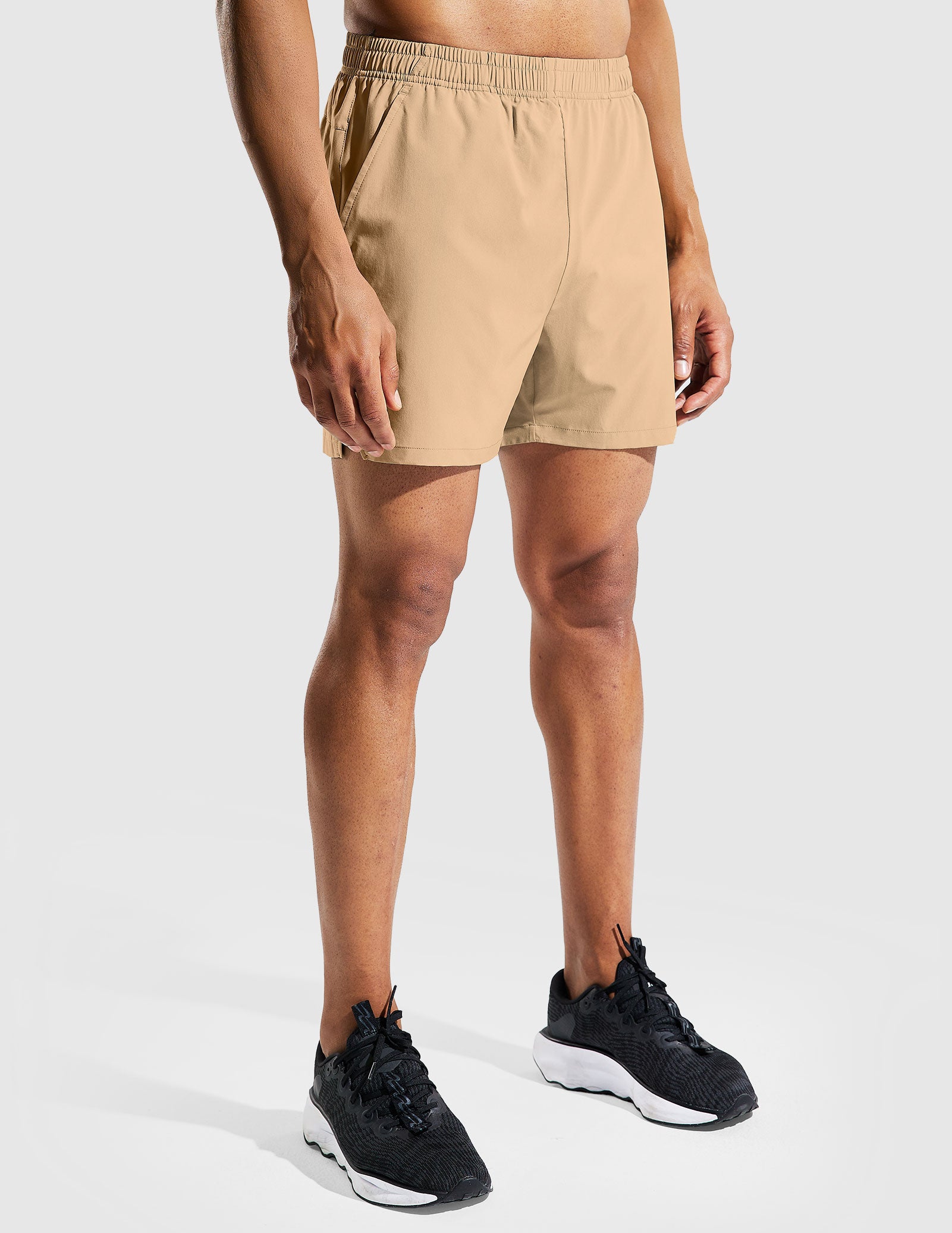 Men's Quick Dry Running Athletic Shorts with Pockets 5 Inch