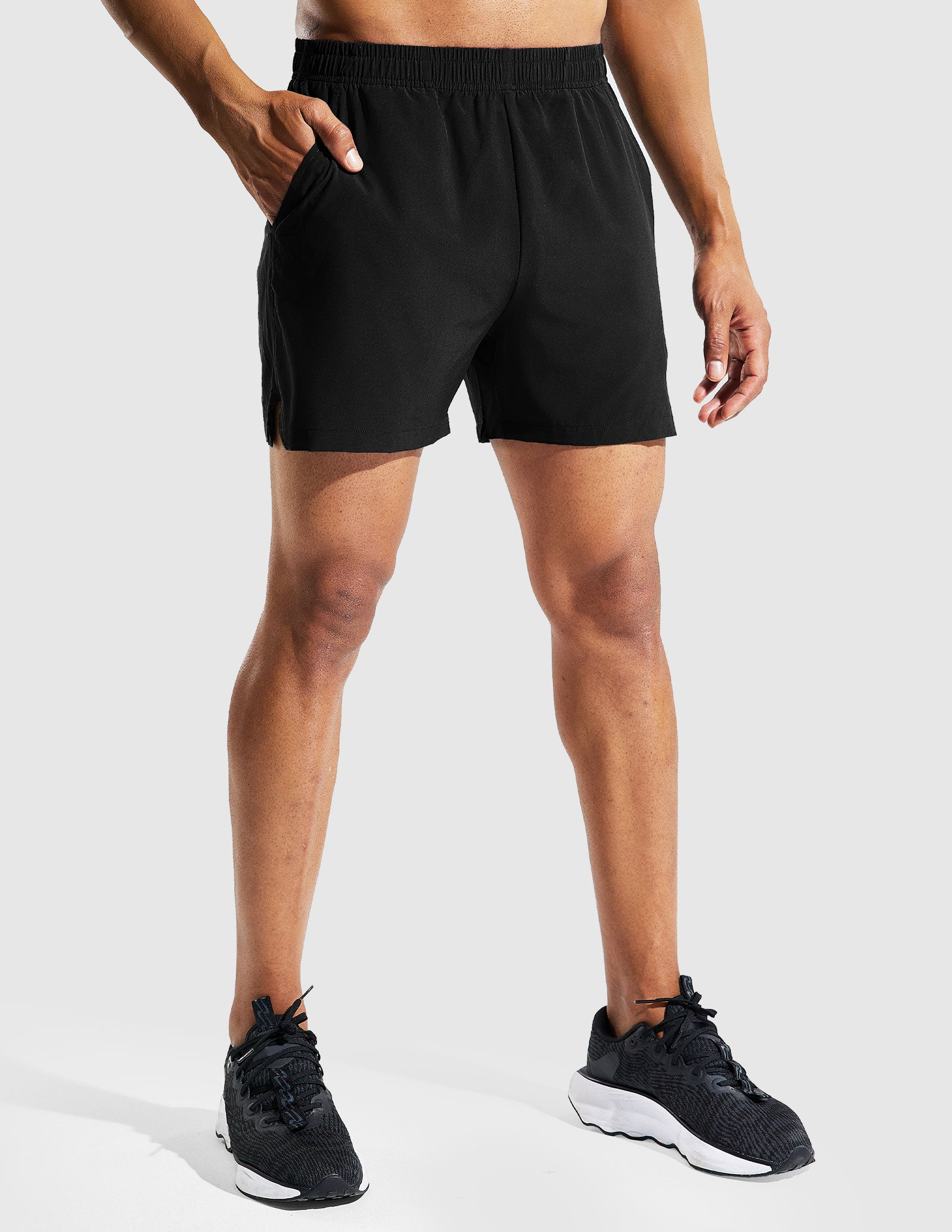 MIER Men's 5 Inch Quick Dry Running Shorts with Pockets Men's Shorts