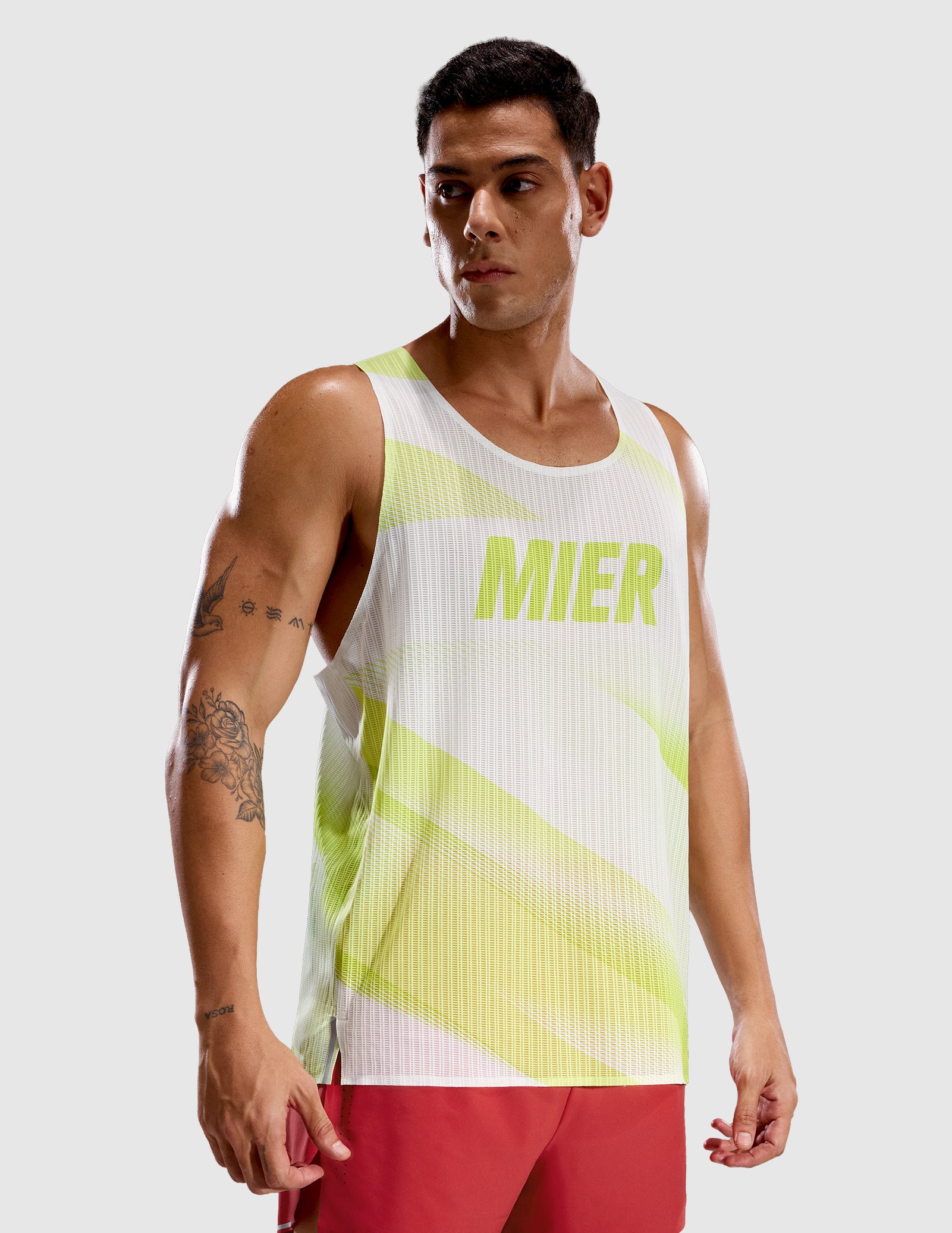 MIER Men’s Running Race Singlet – Ultralight Running Tank Top Men's Tank Top