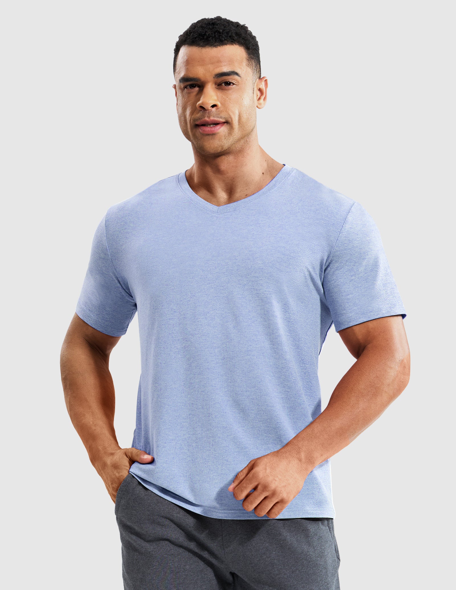 Men’s X-Sofort™ Buttery Soft Dry Fit V-Neck Workout T-Shirt
