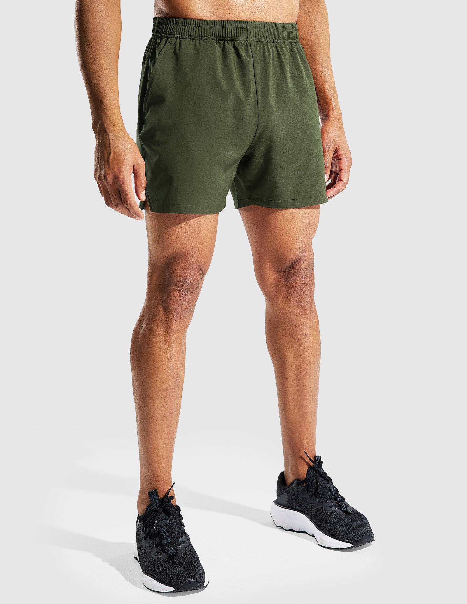 MIER Men's 5 Inch Quick Dry Running Shorts with Pockets Men's Shorts