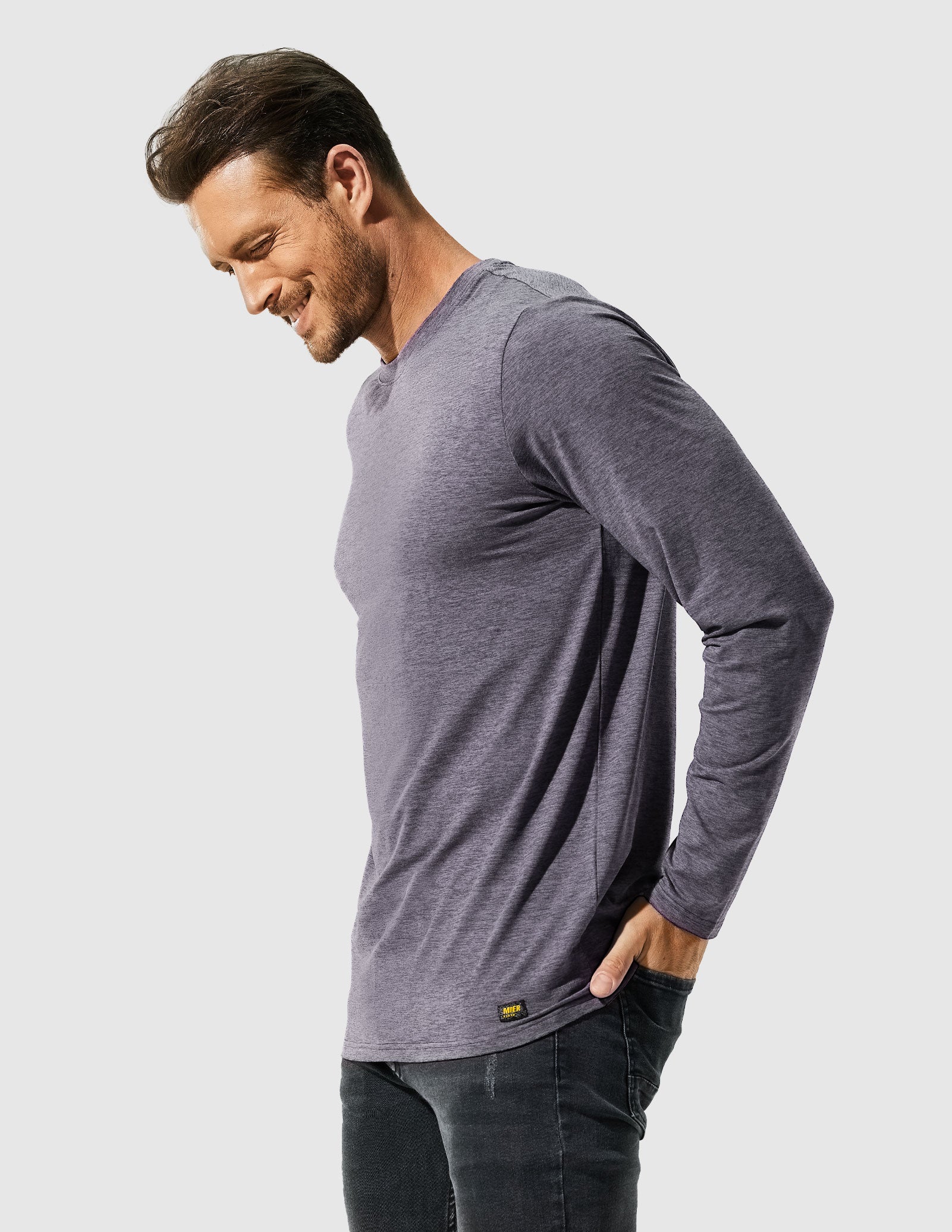 Men’s X-Sofort™ Buttery Soft Long Sleeve Athletic Crew Neck Tee