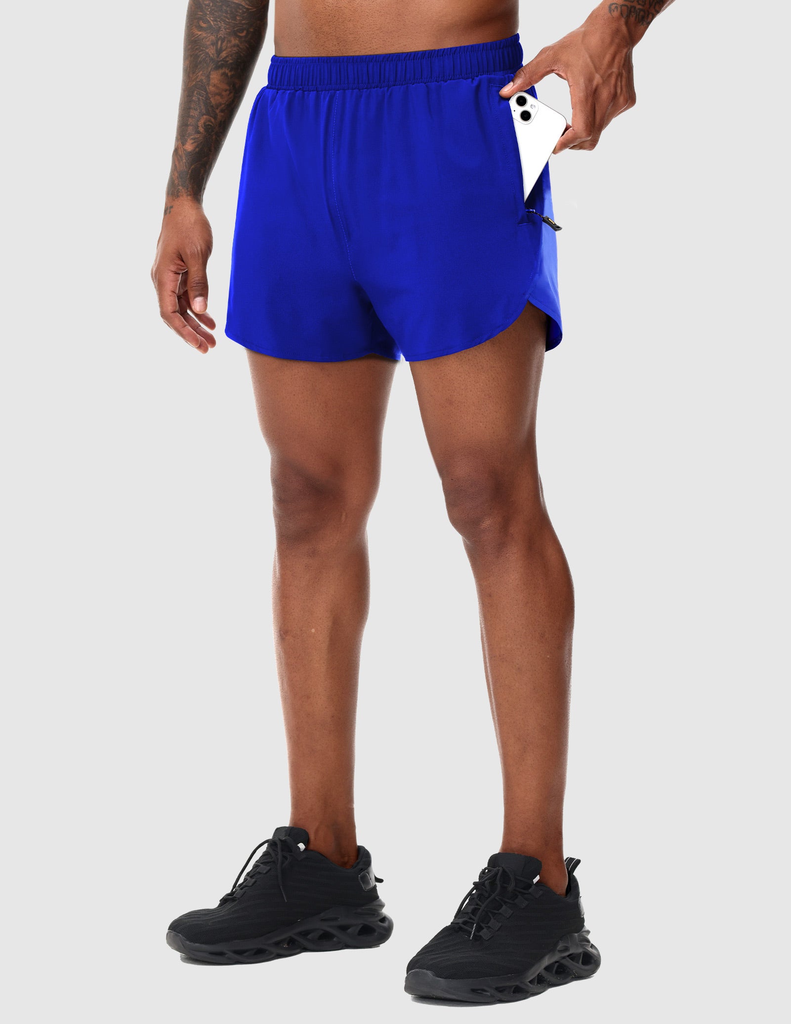Men's PaceLite Logo Shorts W/Brief 3"