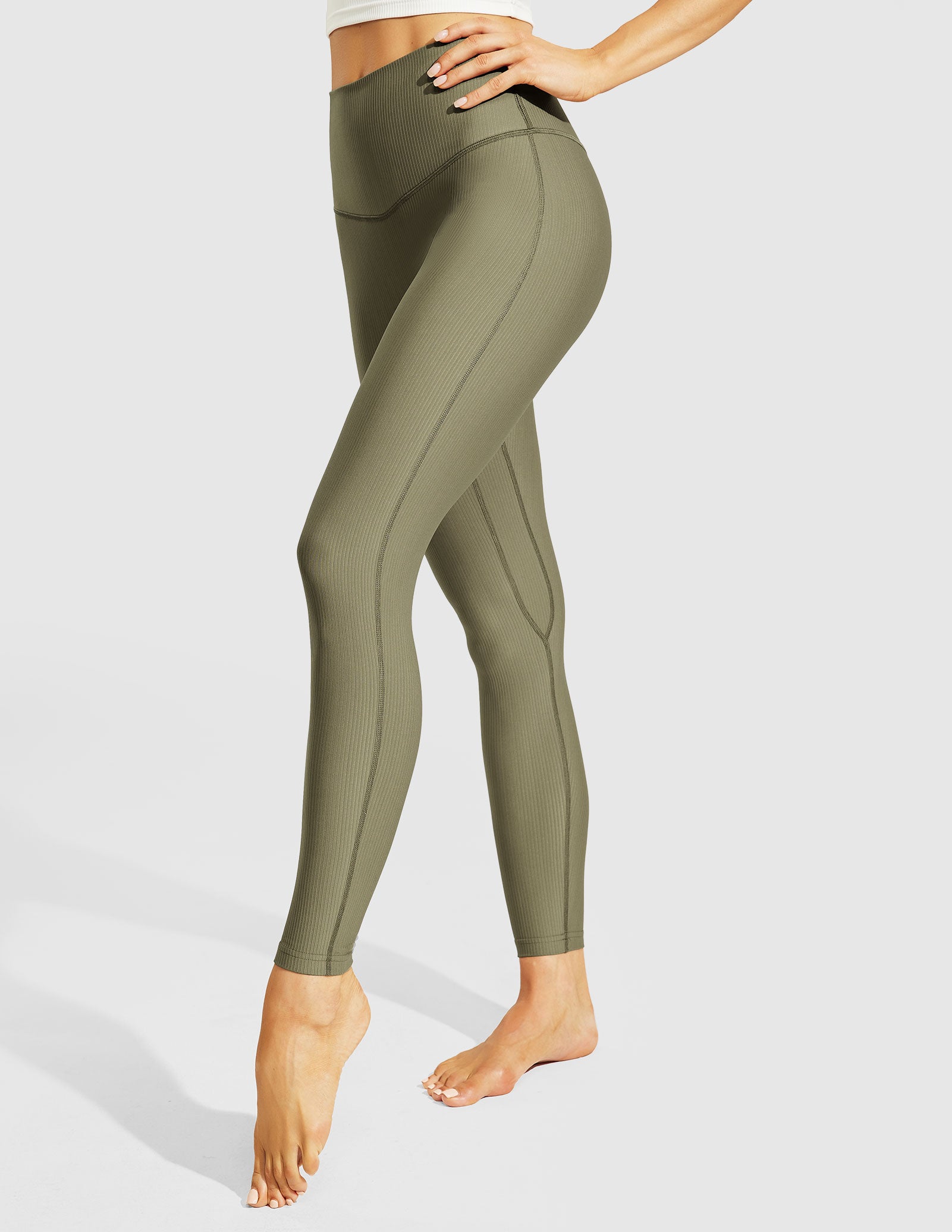 Women's High Waisted Workout Leggings with Inside Pockets