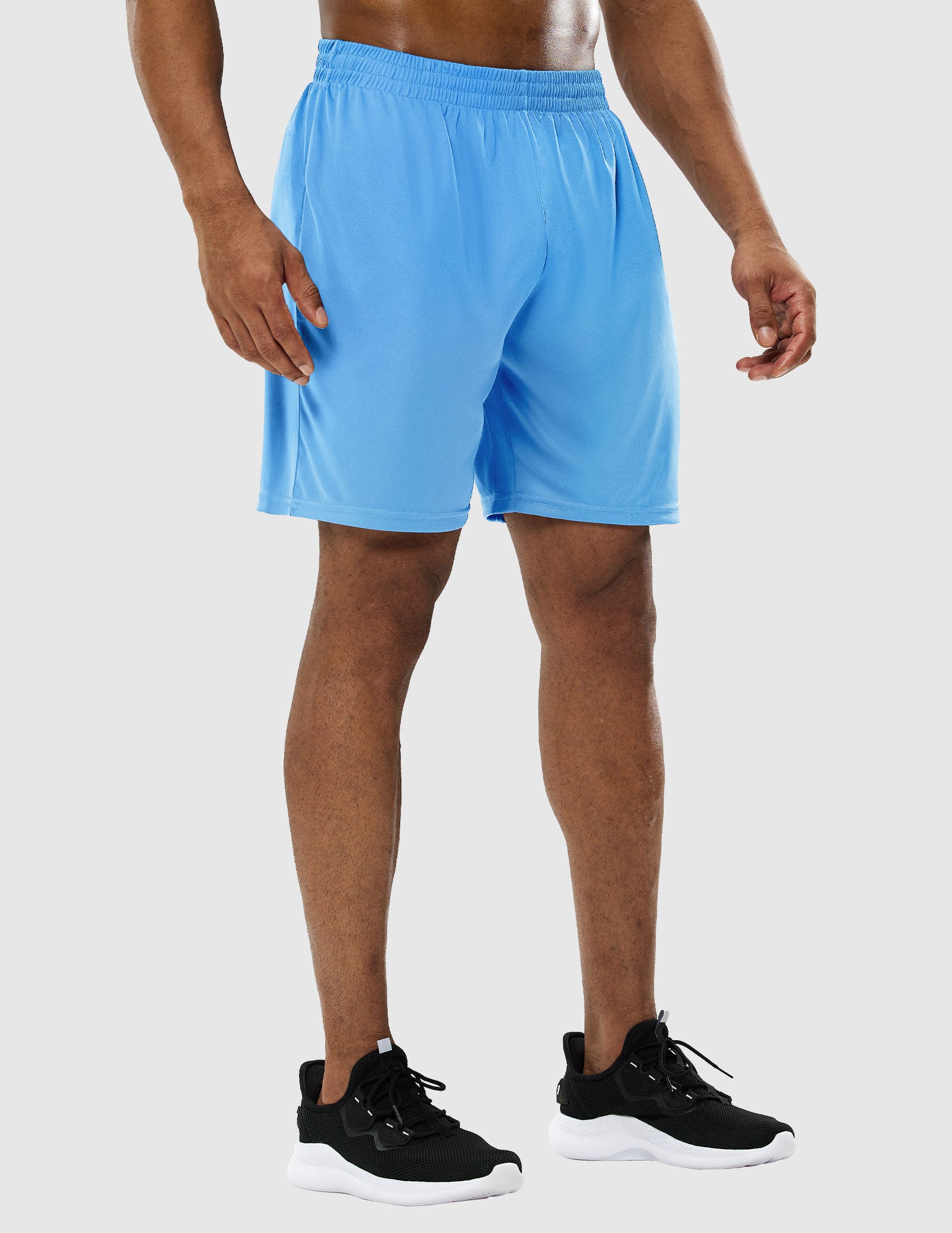 MIER Men Quick-Dry Athletic Running Shorts without Pockets Men's Shorts