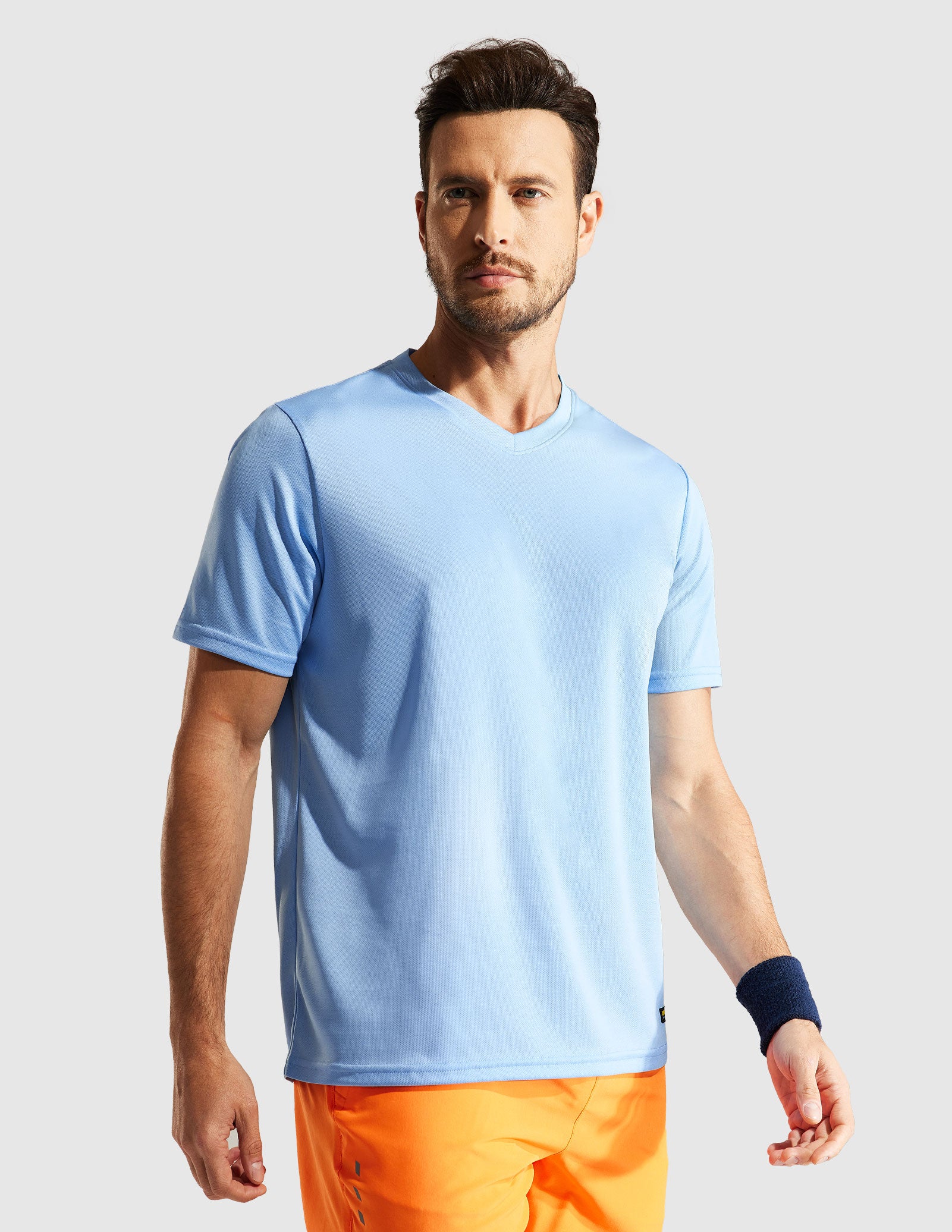 MIER Men's Dry Fit Performance Tees Eco Friendly and Moisture Wicking Men's T-Shirts