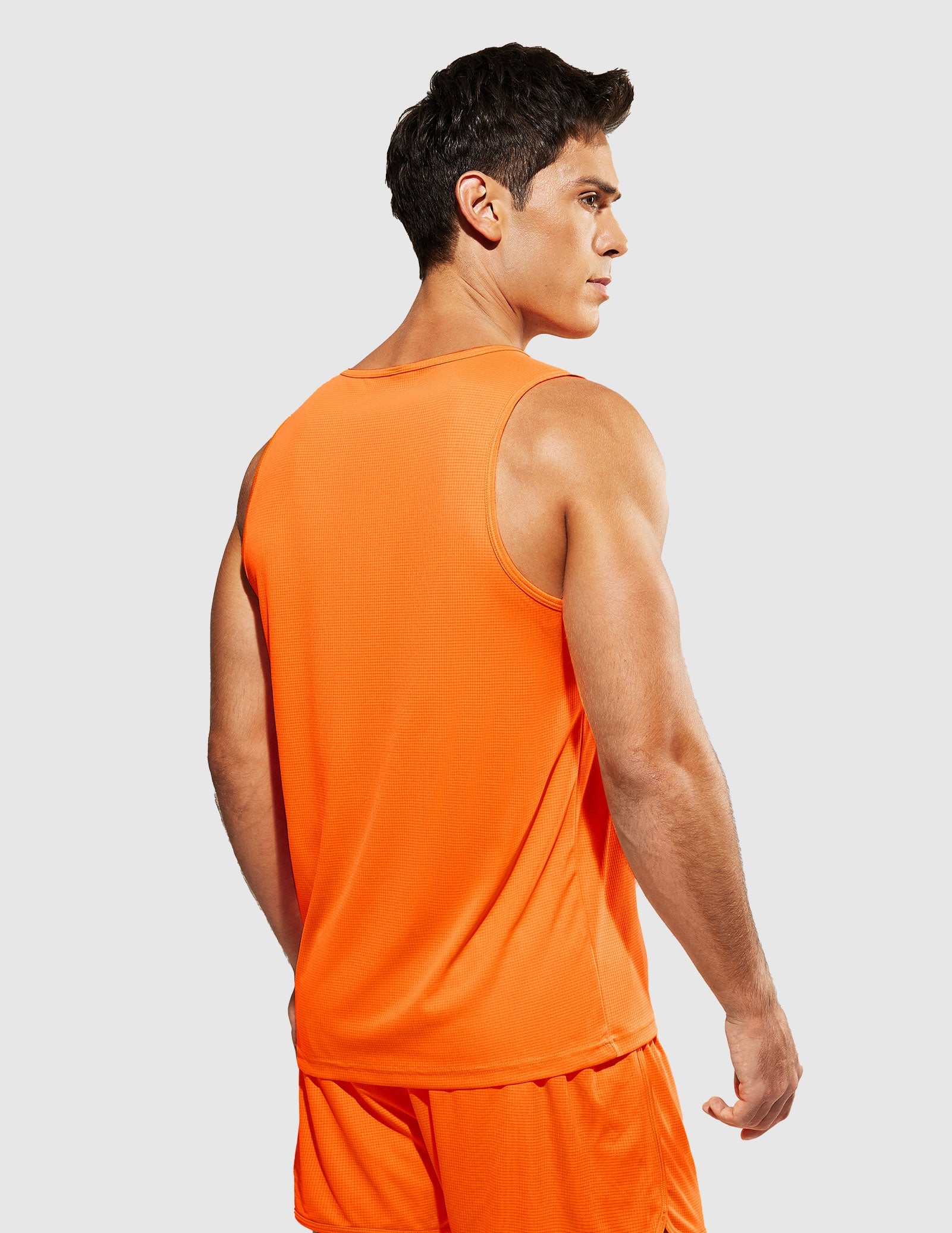 MIER Summer Running Tank Top Lightweight and Sweat Wicking Men's Tank Top