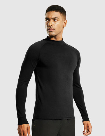 turtleneck workout shirt