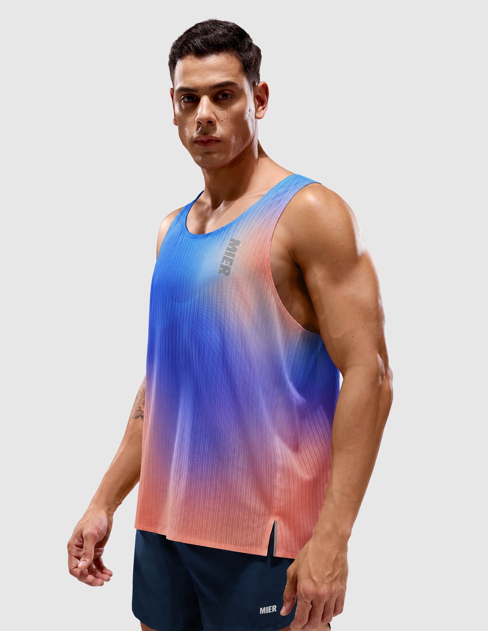 MIER Men’s Running Race Singlet – Ultralight Running Tank Top Men's Tank Top
