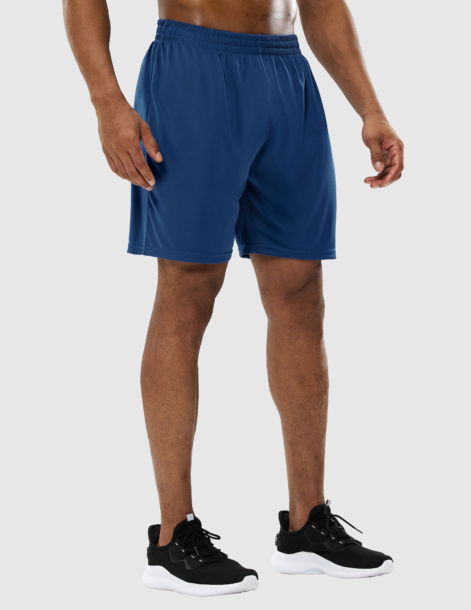 MIER Men Quick-Dry Athletic Running Shorts without Pockets Men's Shorts