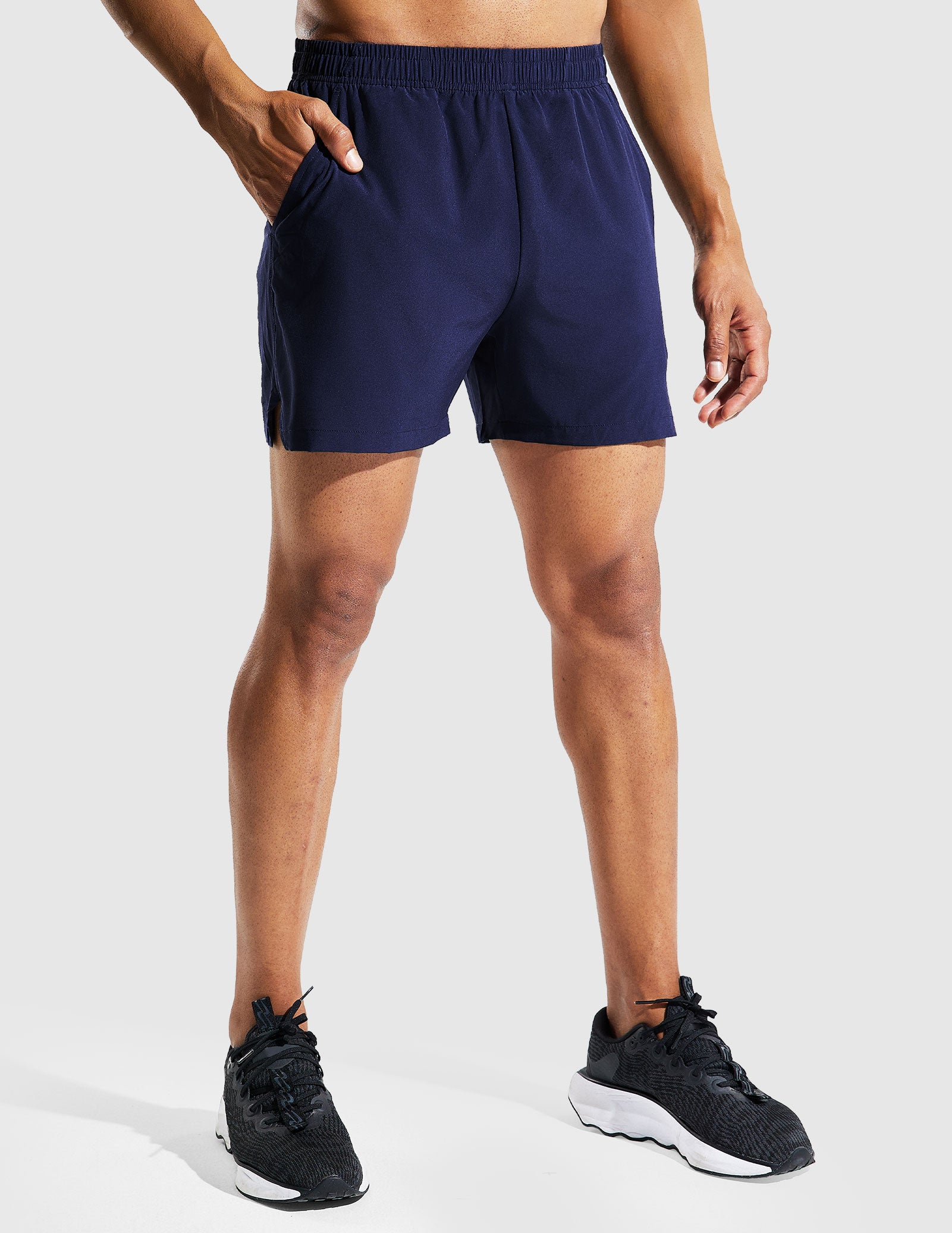 Men's Quick Dry Running Athletic Shorts with Pockets 5 Inch