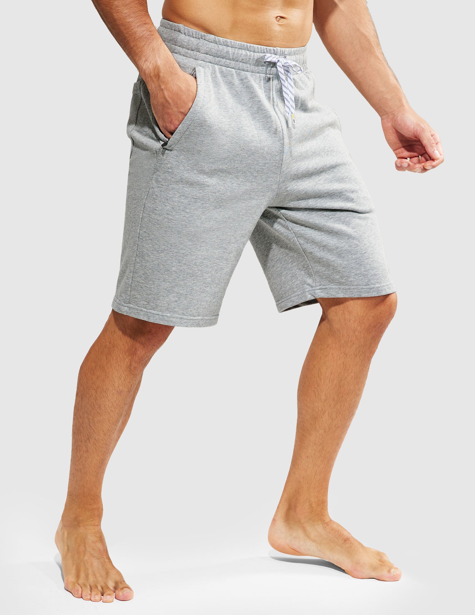 Men's 9-Inch Athletic Cotton Shorts with Pockets