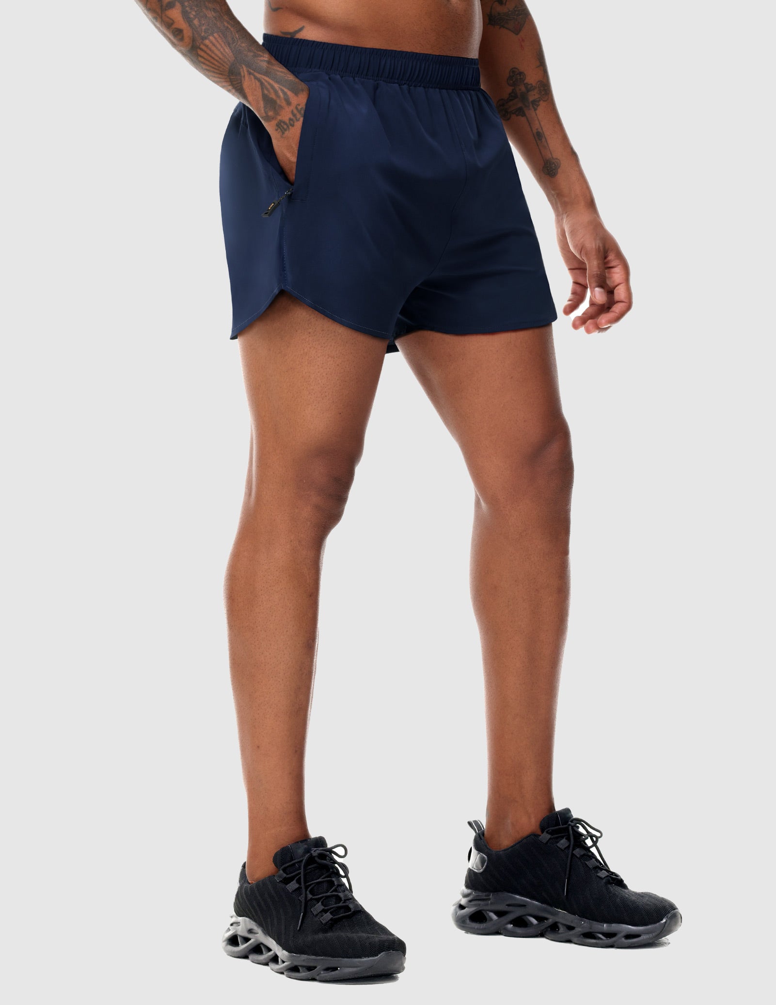 Men's PaceLite Logo Shorts W/Brief 3"