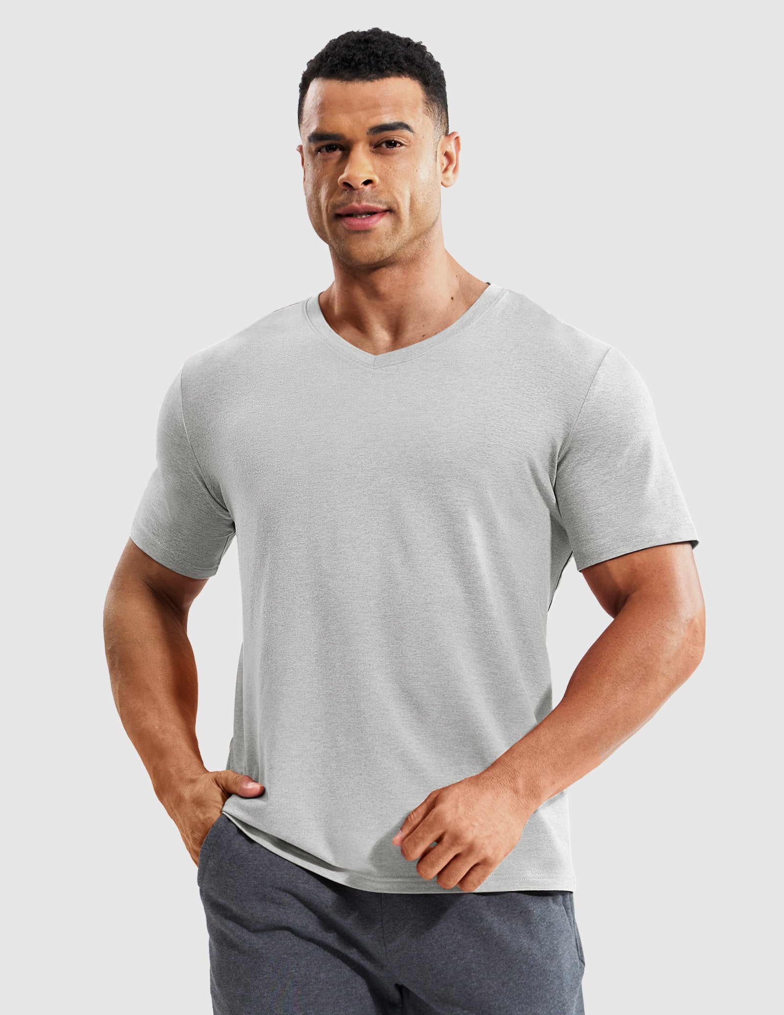 Men’s X-Sofort® Buttery Soft Dry Fit V-Neck Workout T-Shirt