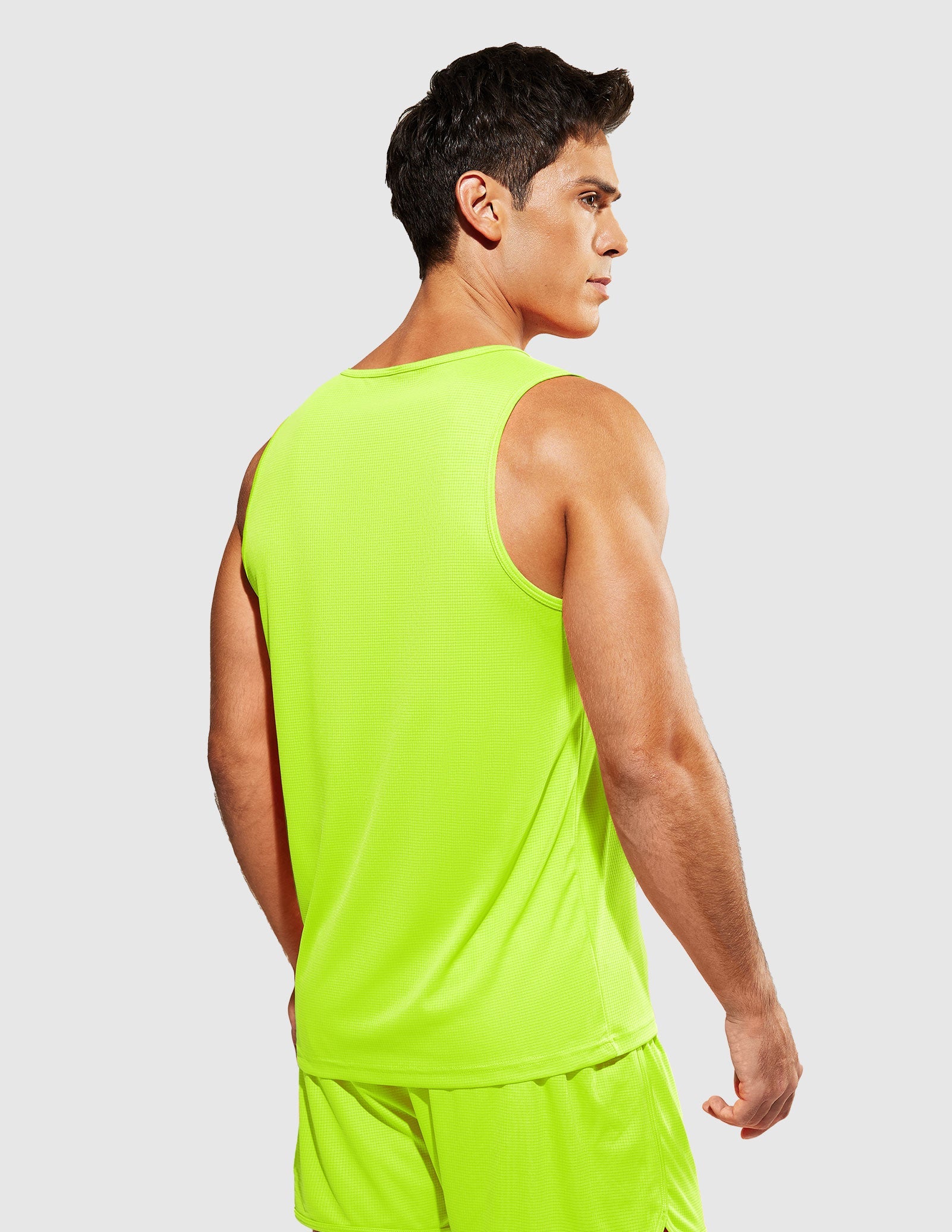 MIER Summer Running Tank Top Lightweight and Sweat Wicking Men's Tank Top
