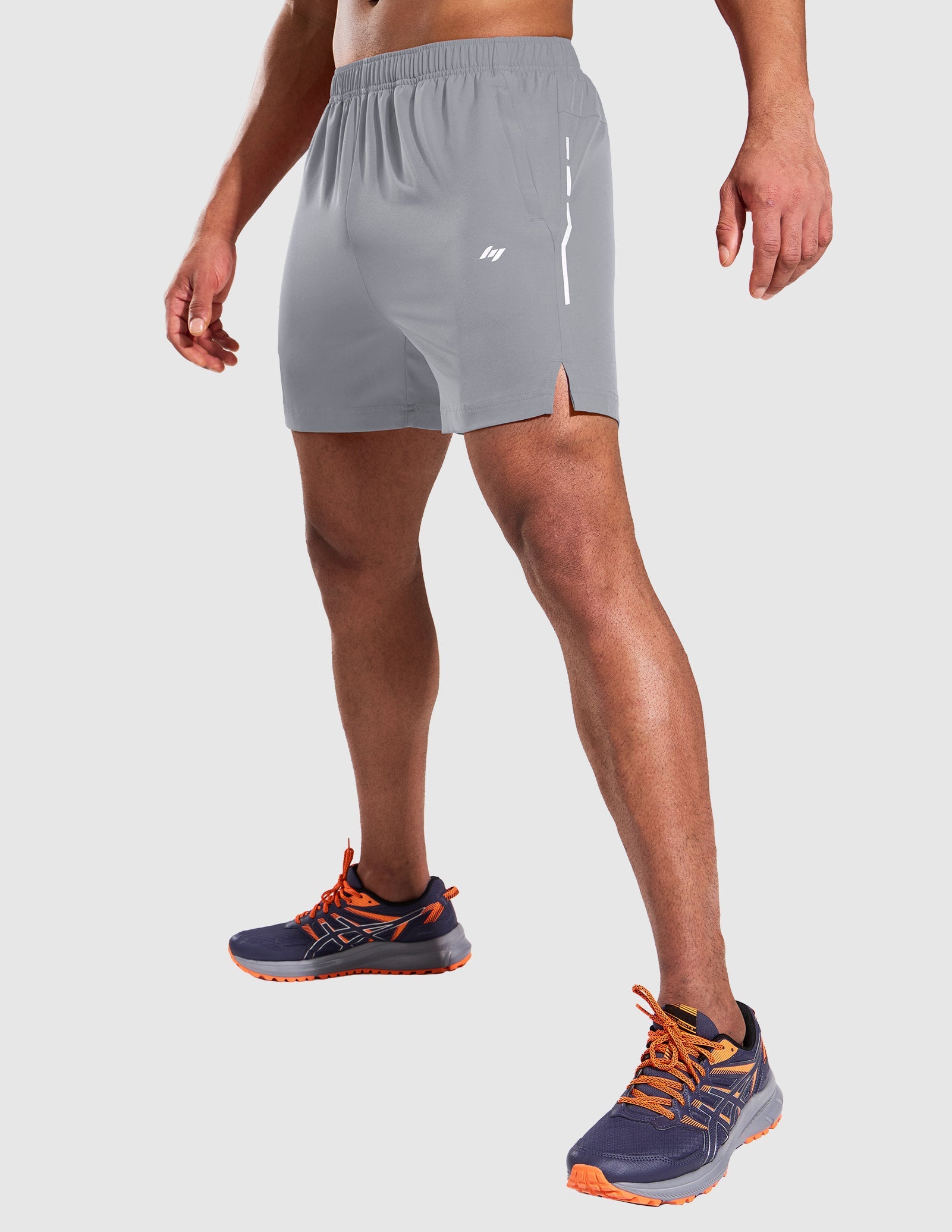 MIER Men’s 5" Athletic Running Shorts Quick Dry Workout Gym Shorts 3 Pockets Men's Shorts