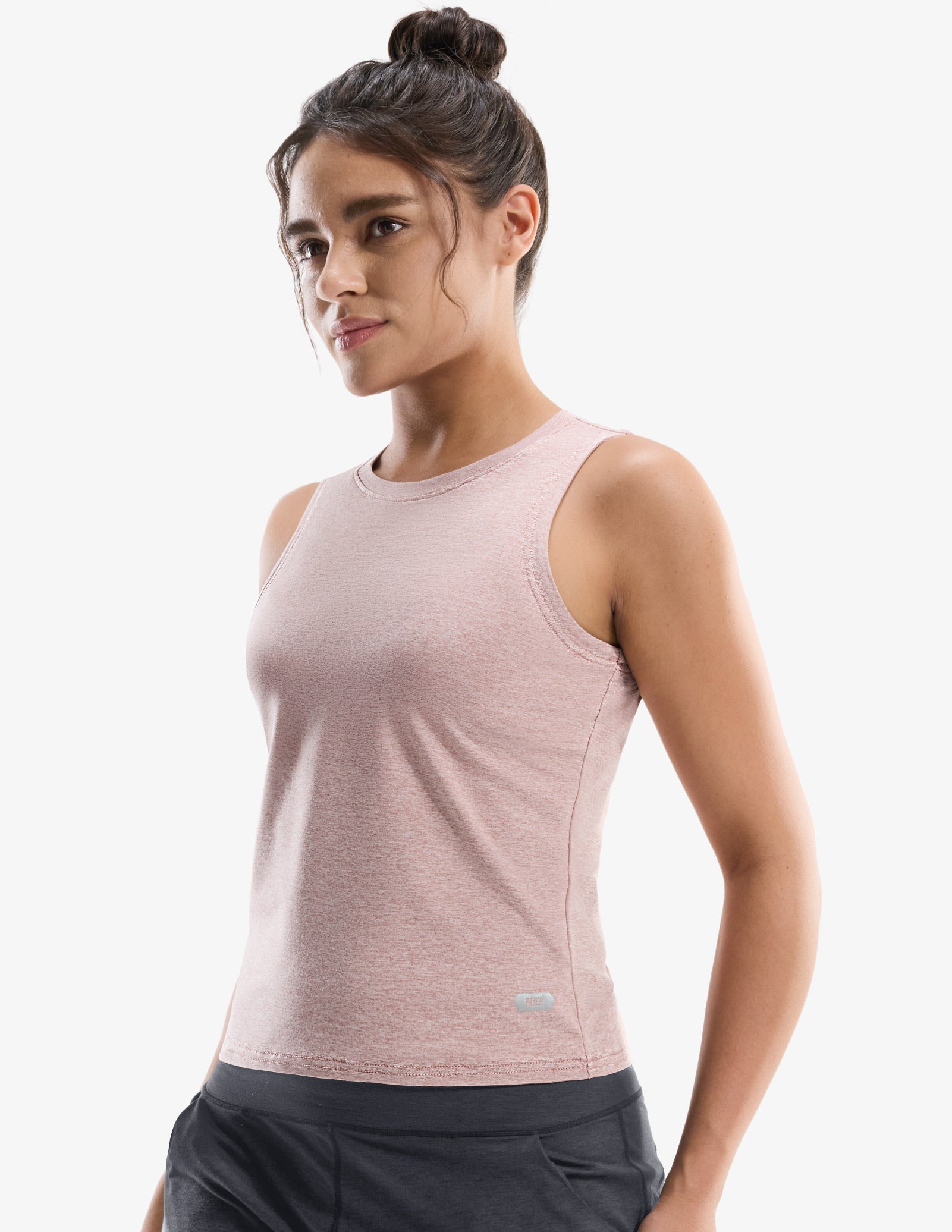 MIER Women’s Buttery-Soft Skimmer Tank Top High-Hip Workout Shirt Women Active Shirt