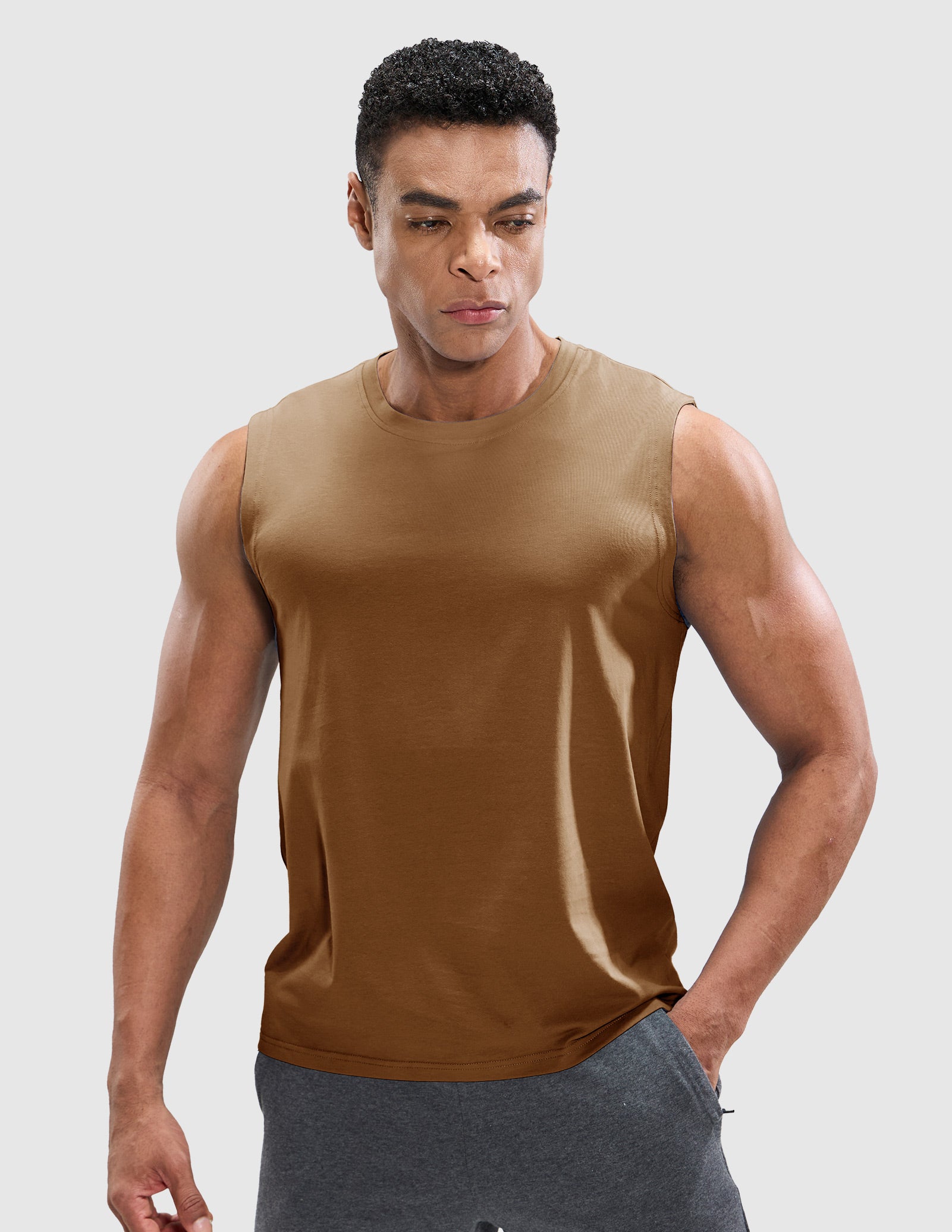 Men's Cotton Sleeveless Muscle Shirts