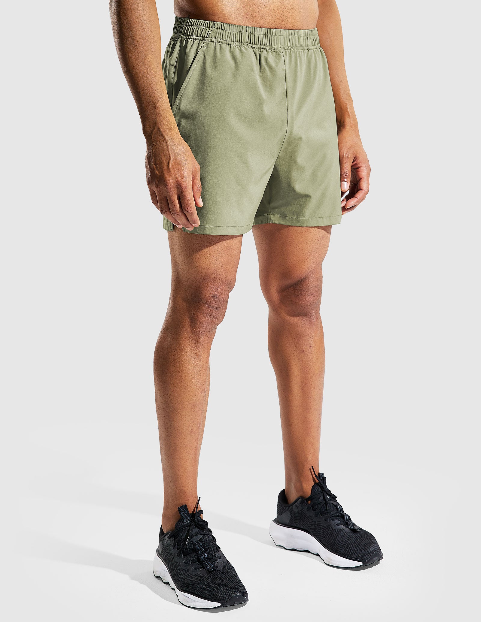 MIER Men's 5 Inch Quick Dry Running Shorts with Pockets Men's Shorts