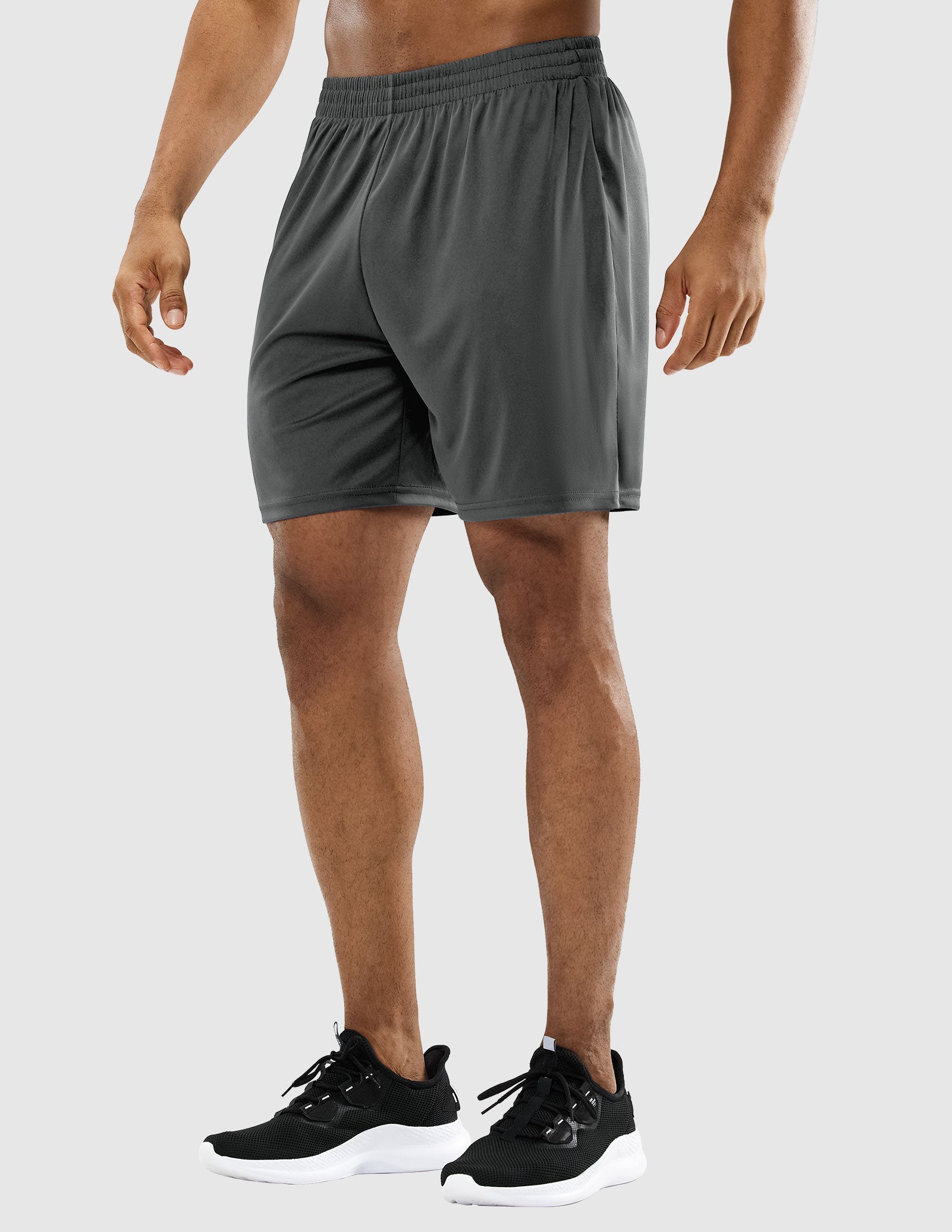 MIER Men Quick-Dry Athletic Running Shorts without Pockets Men's Shorts