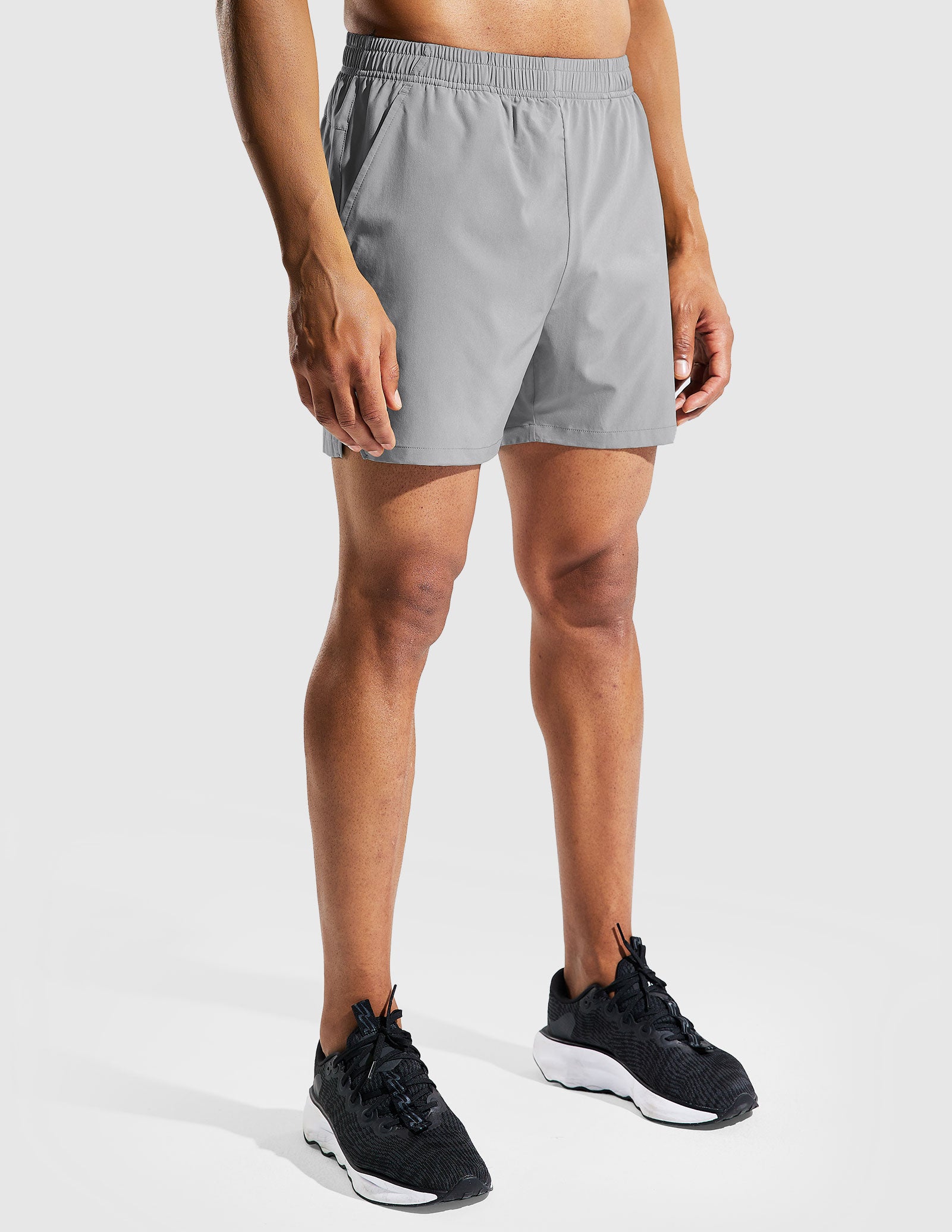 Men's Quick Dry Running Athletic Shorts with Pockets 5 Inch