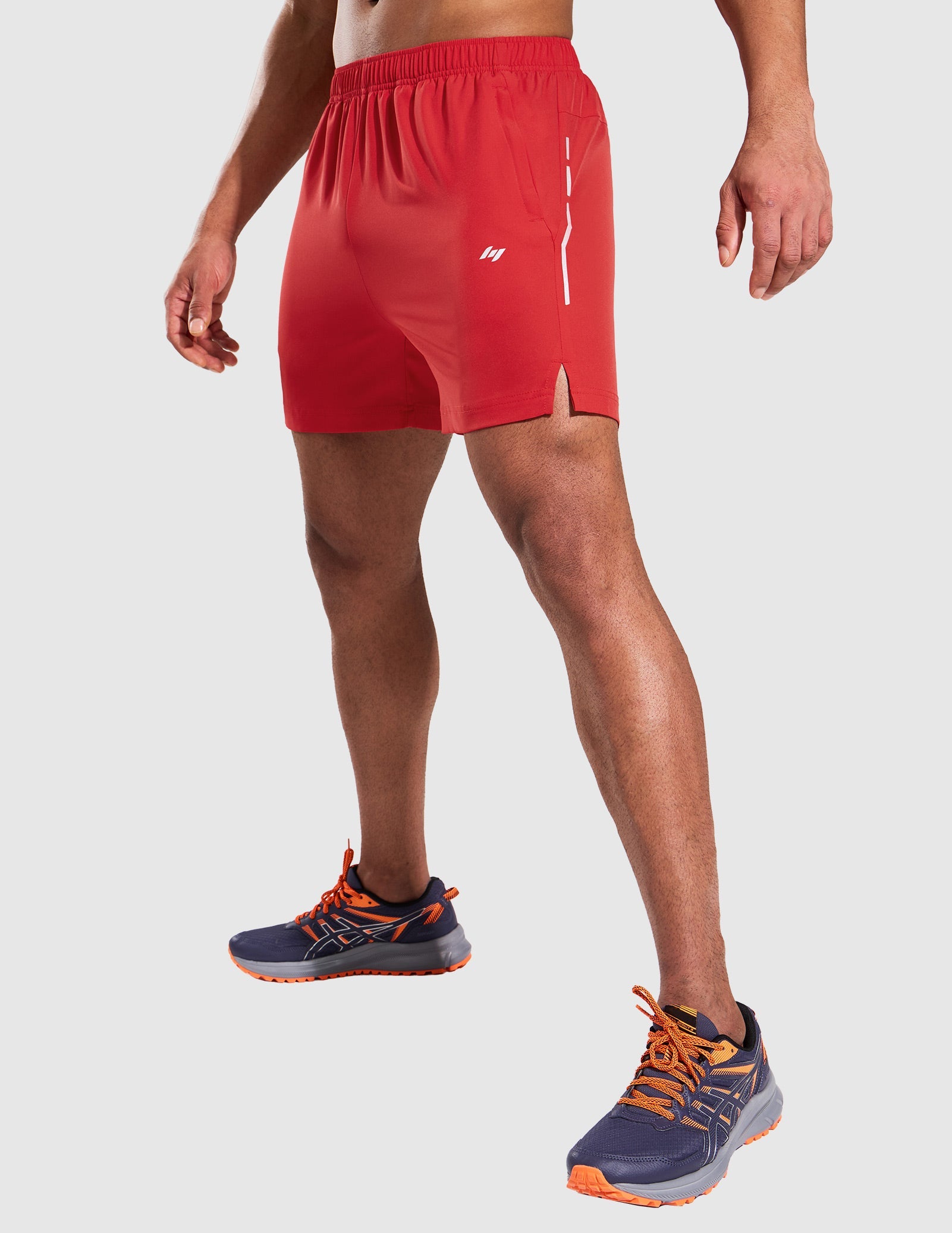 MIER Men’s 5" Athletic Running Shorts Quick Dry Workout Gym Shorts 3 Pockets Men's Shorts