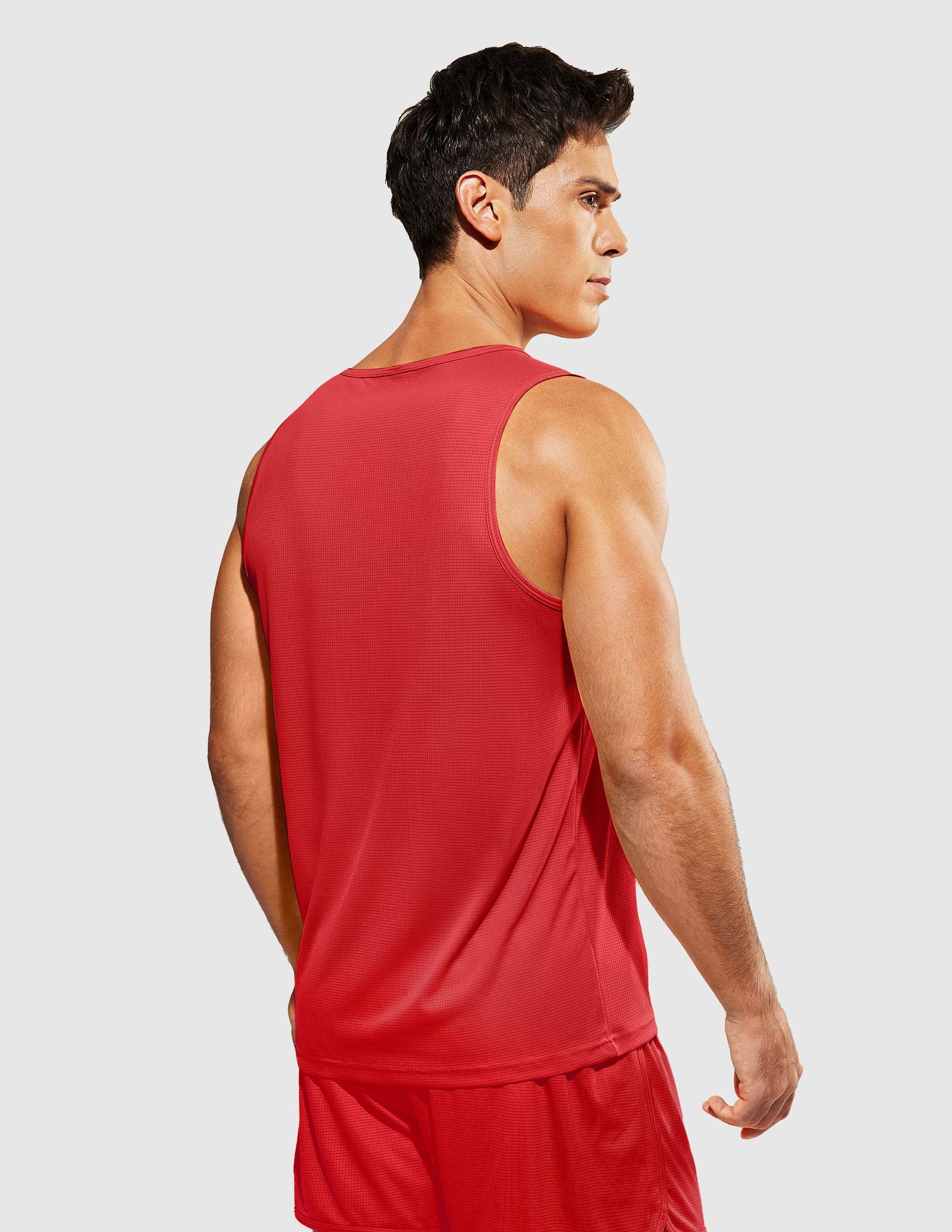 MIER Summer Running Tank Top Lightweight and Sweat Wicking Men's Tank Top