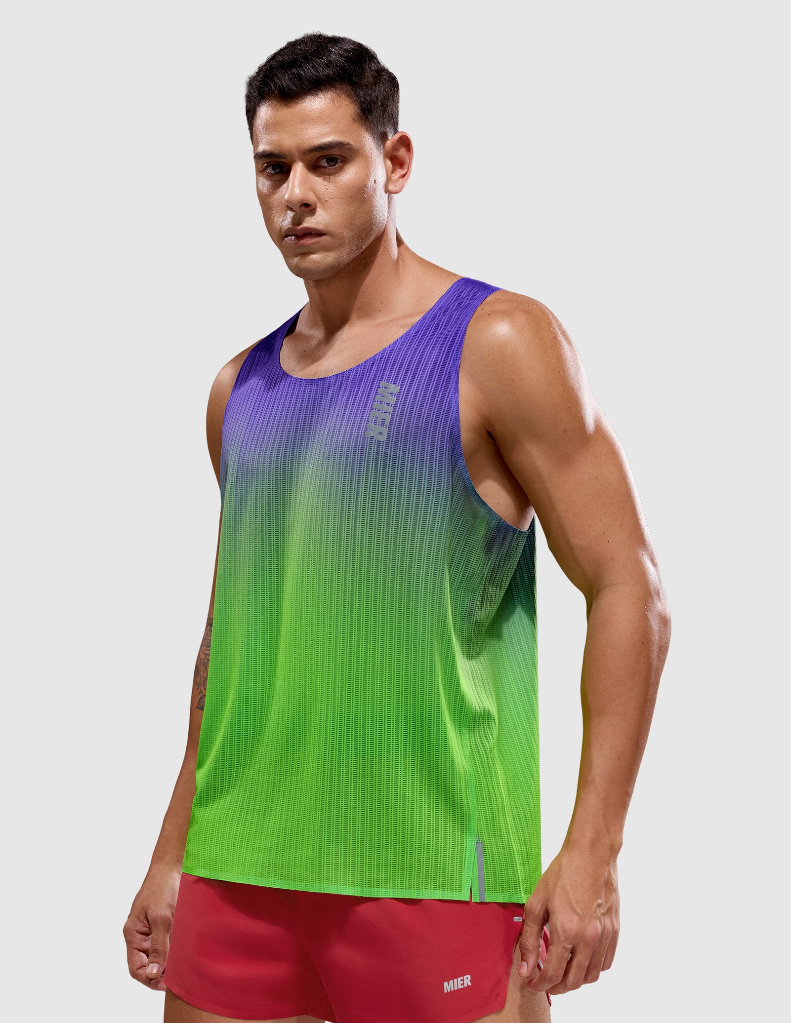MIER Men’s Running Race Singlet – Ultralight Running Tank Top Men's Tank Top