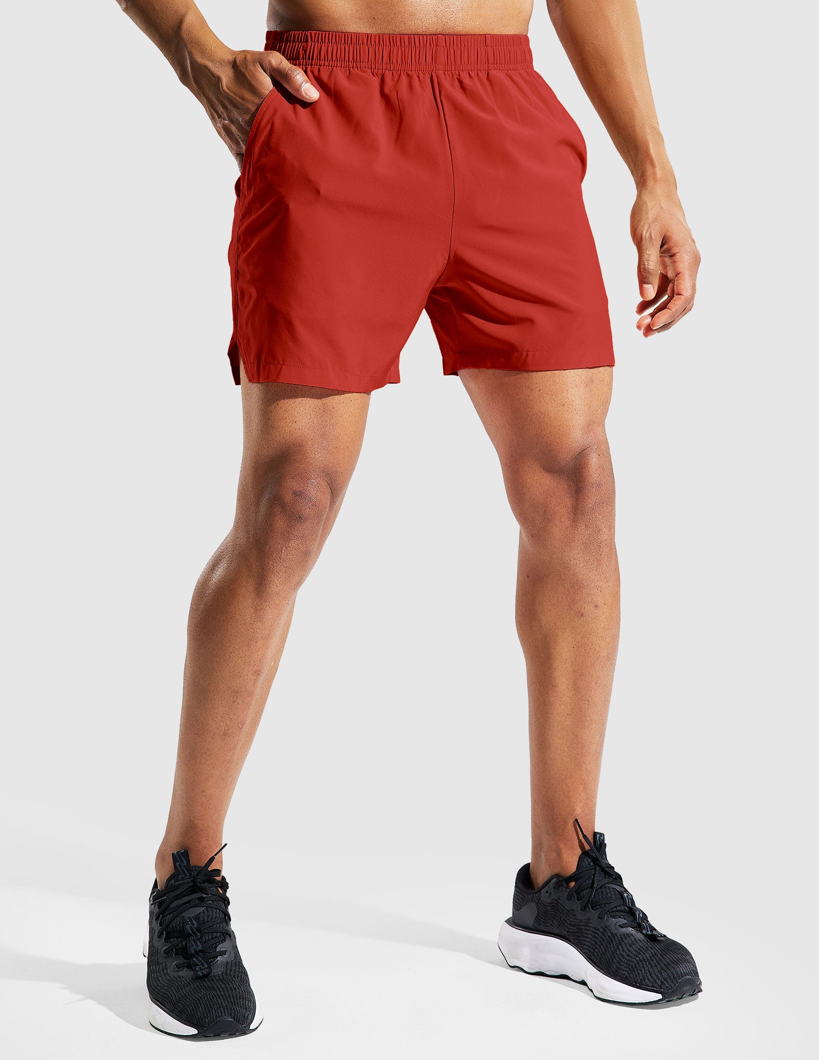 Men's Quick Dry Running Athletic Shorts with Pockets 5 Inch