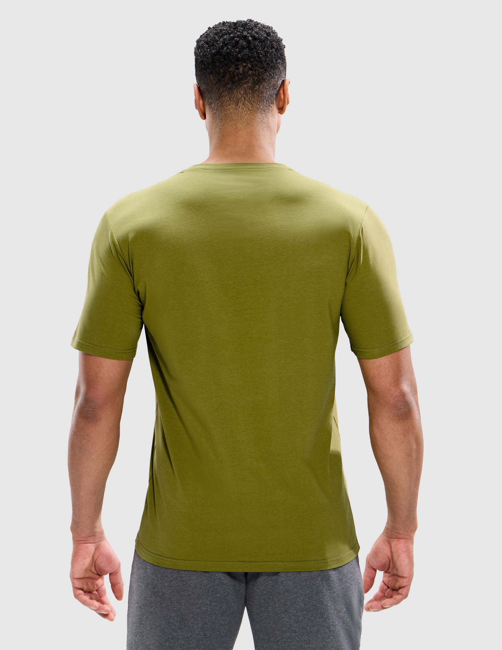 MIER Men's Cotton T-Shirts with Pocket Soft Crewneck Tee
