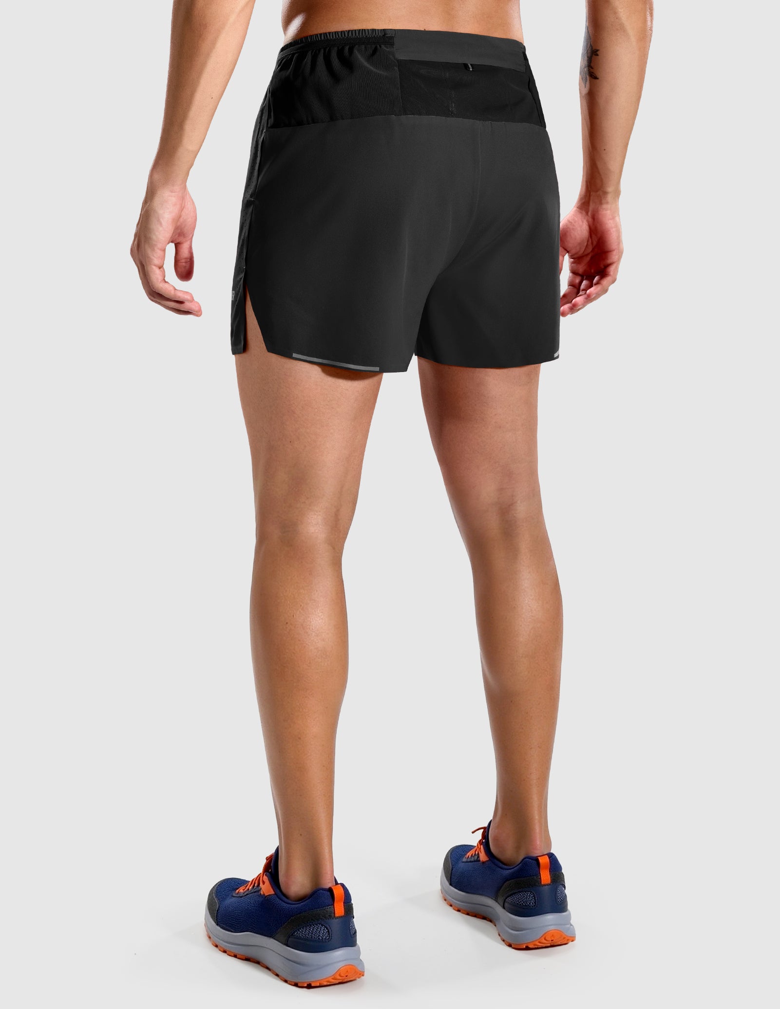 MIER Men's 3.5" Running Shorts Lightweight Marathon Training Shorts Men's Shorts