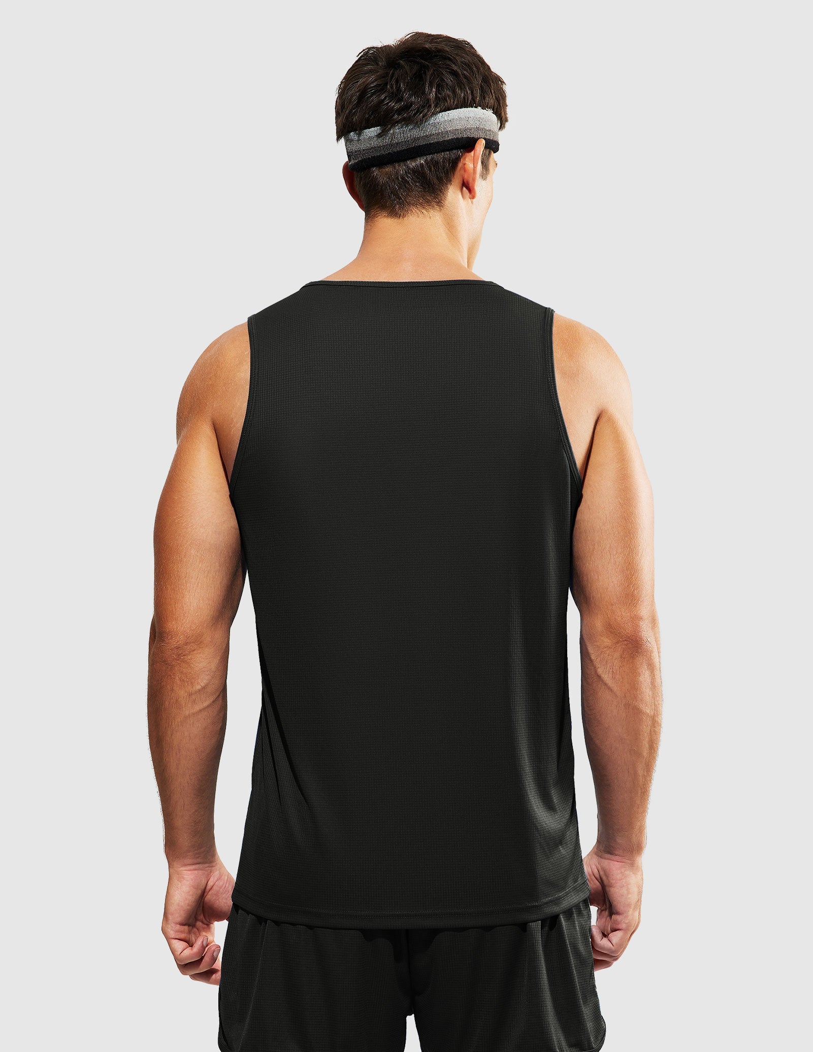 MIER Summer Running Tank Top Lightweight and Sweat Wicking Men's Tank Top