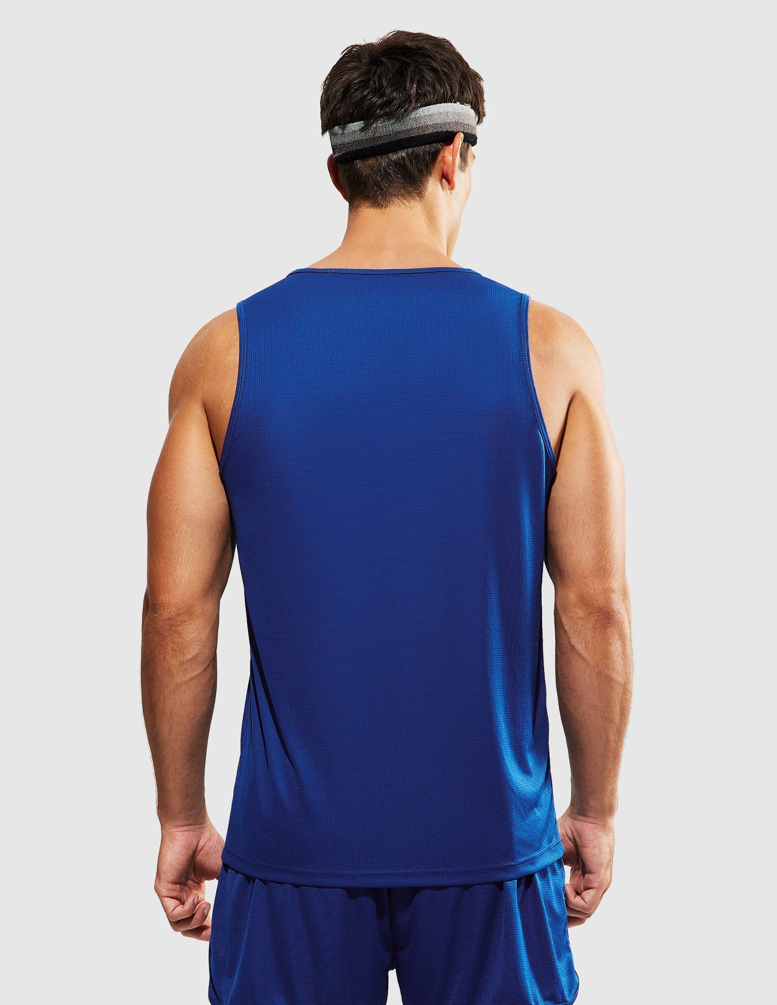 MIER Summer Running Tank Top Lightweight and Sweat Wicking Men's Tank Top