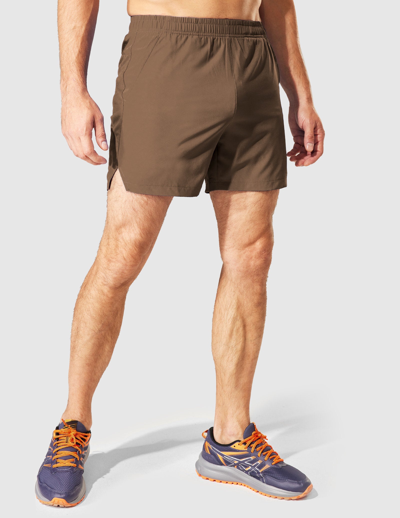 Pantalones cortos de entrenamiento para hombre Pantalones cortos activos de 5 pulgadas con bolsillos