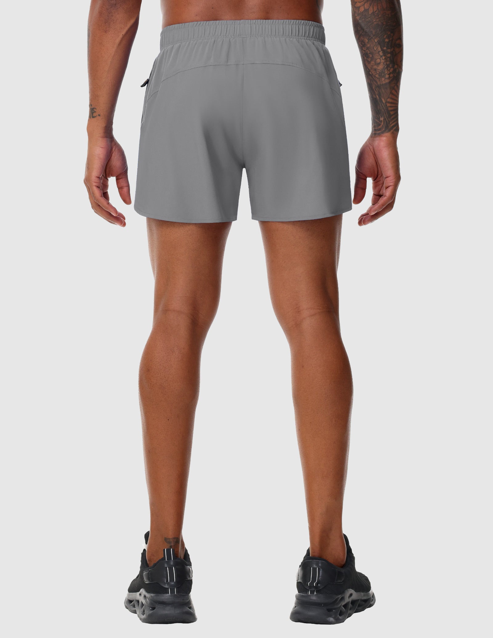 Men's PaceLite Logo Shorts W/Brief 3"