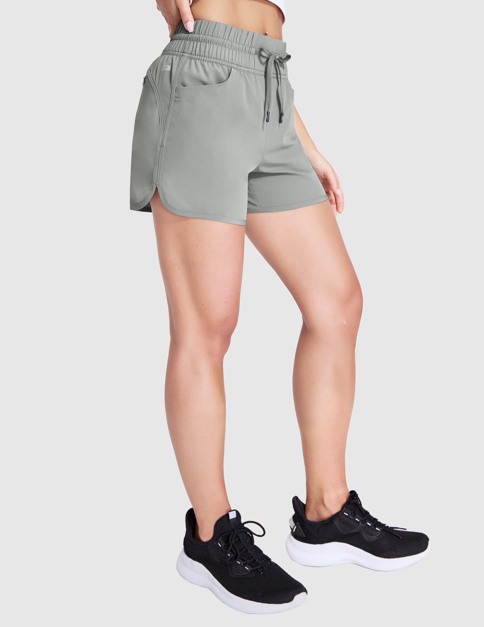 MIER Women's Quick Dry Running Shorts with Liner Women Shorts