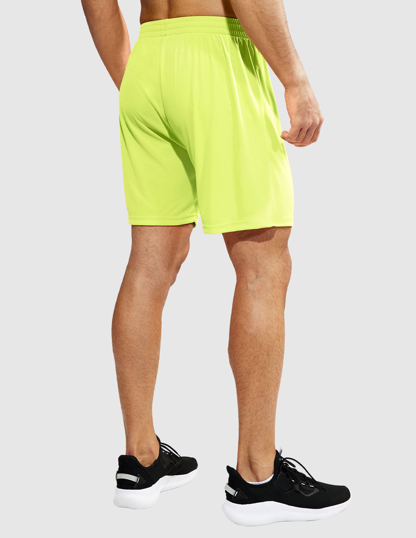 MIER Men Quick-Dry Athletic Running Shorts without Pockets Men's Shorts