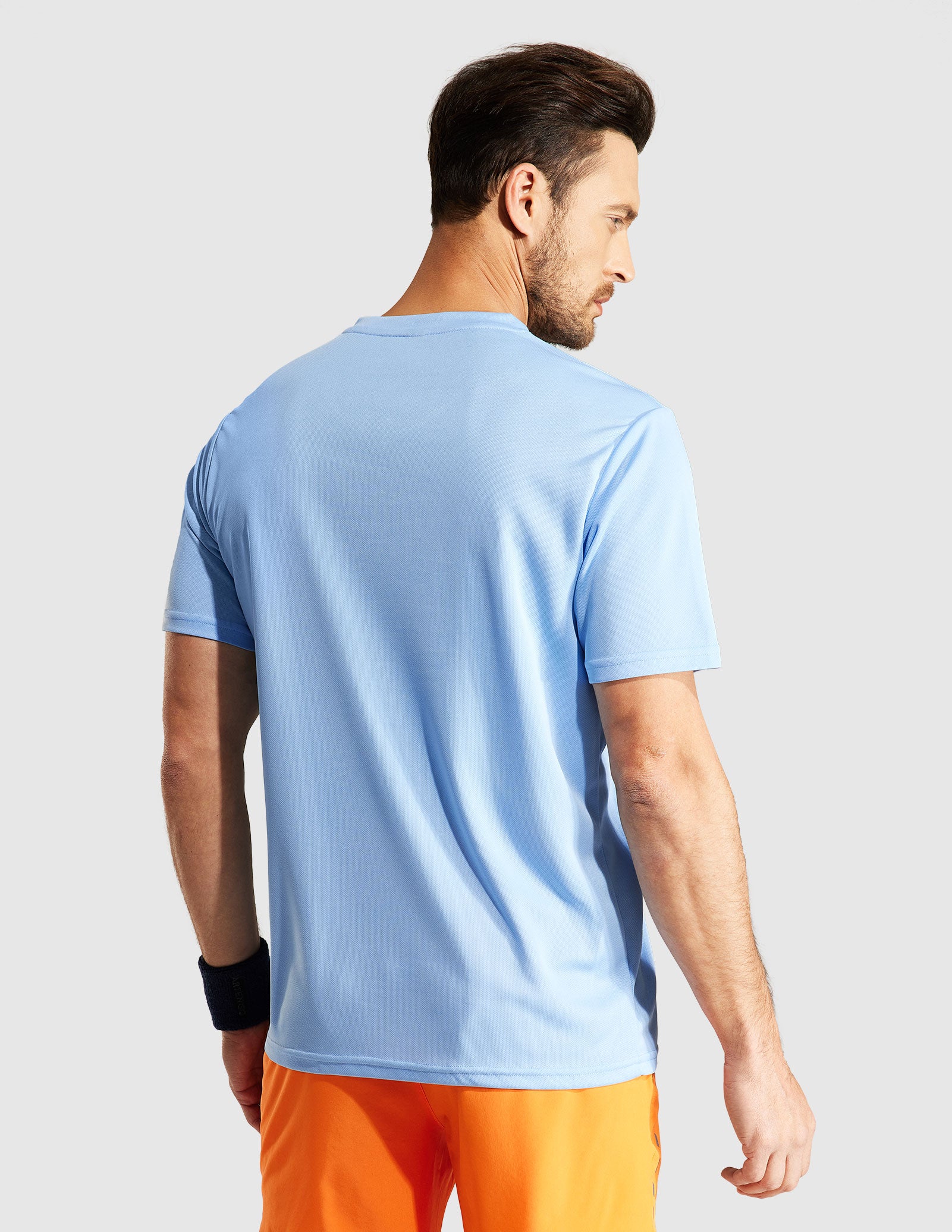 MIER Men's Dry Fit Performance Tees Eco Friendly and Moisture Wicking Men's T-Shirts
