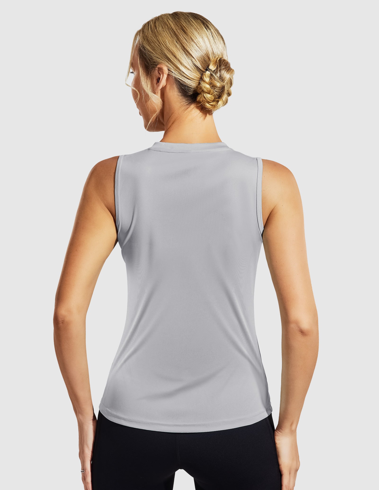 MIER UV Protection Sleeveless Workout Tank Top for Women - Lightweight & Breathable Women's Tank Top