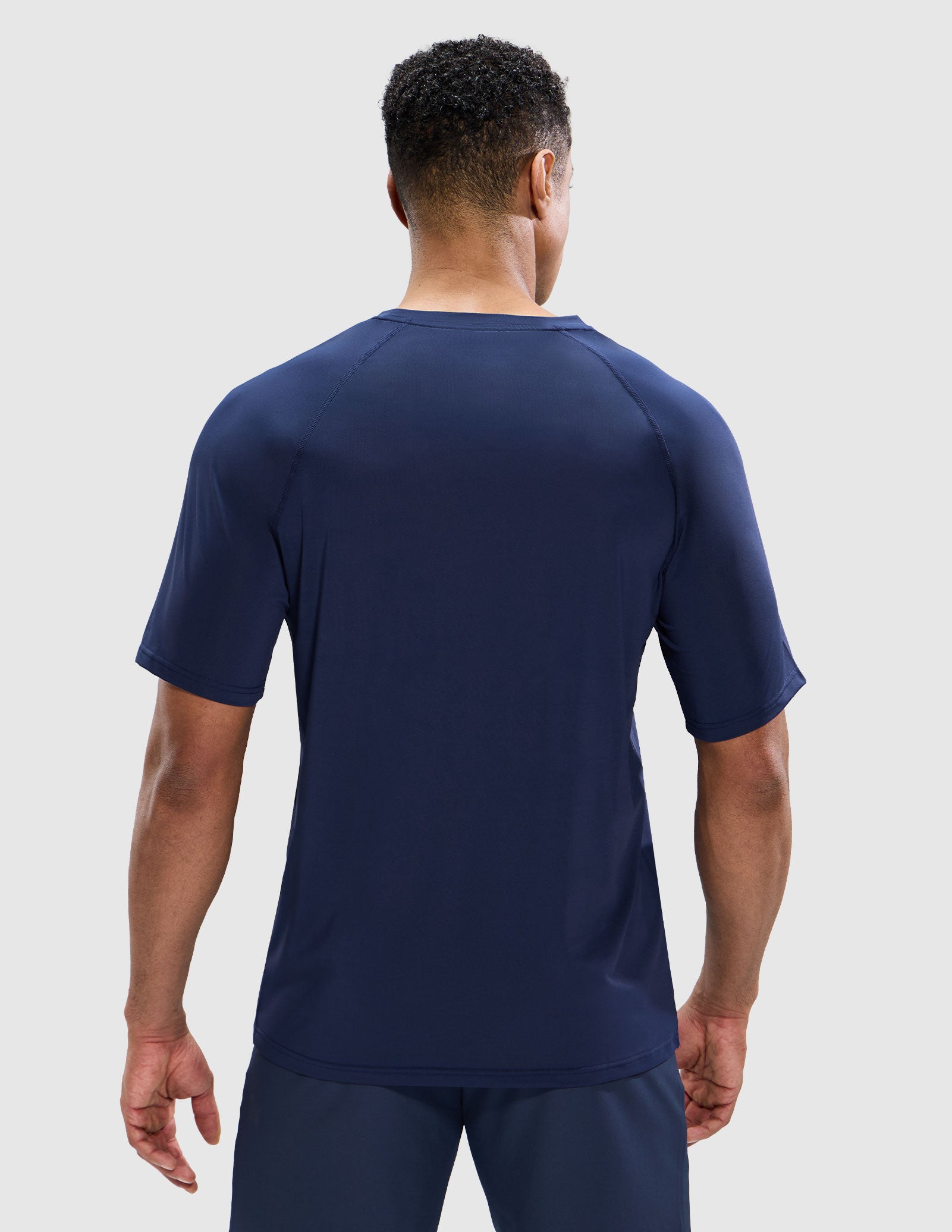 MIER Men's Workout T Shirts Stretchy Quick Dry and Moisture Wicking Men's T-Shirts