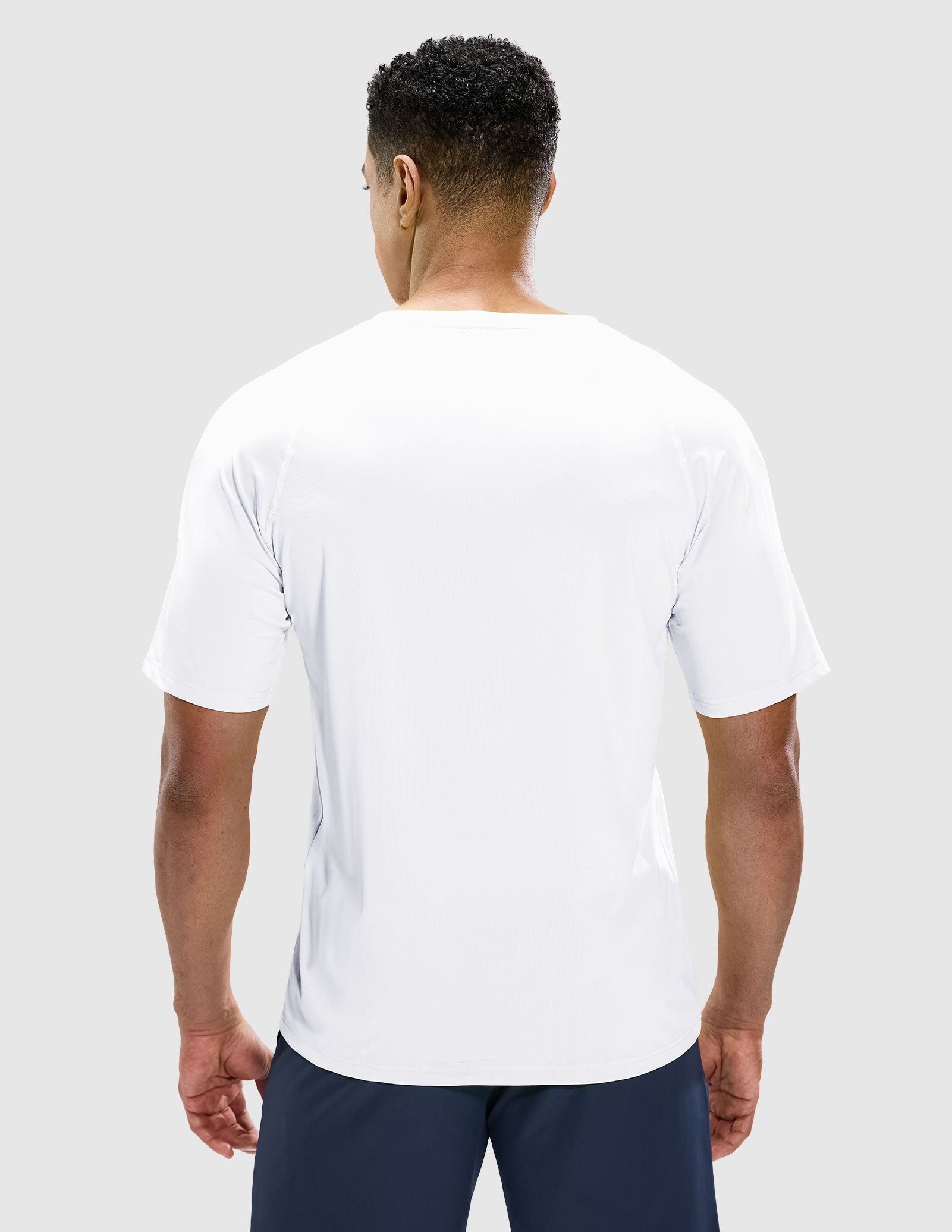 MIER Men's Workout T Shirts Stretchy Quick Dry and Moisture Wicking Men's T-Shirts