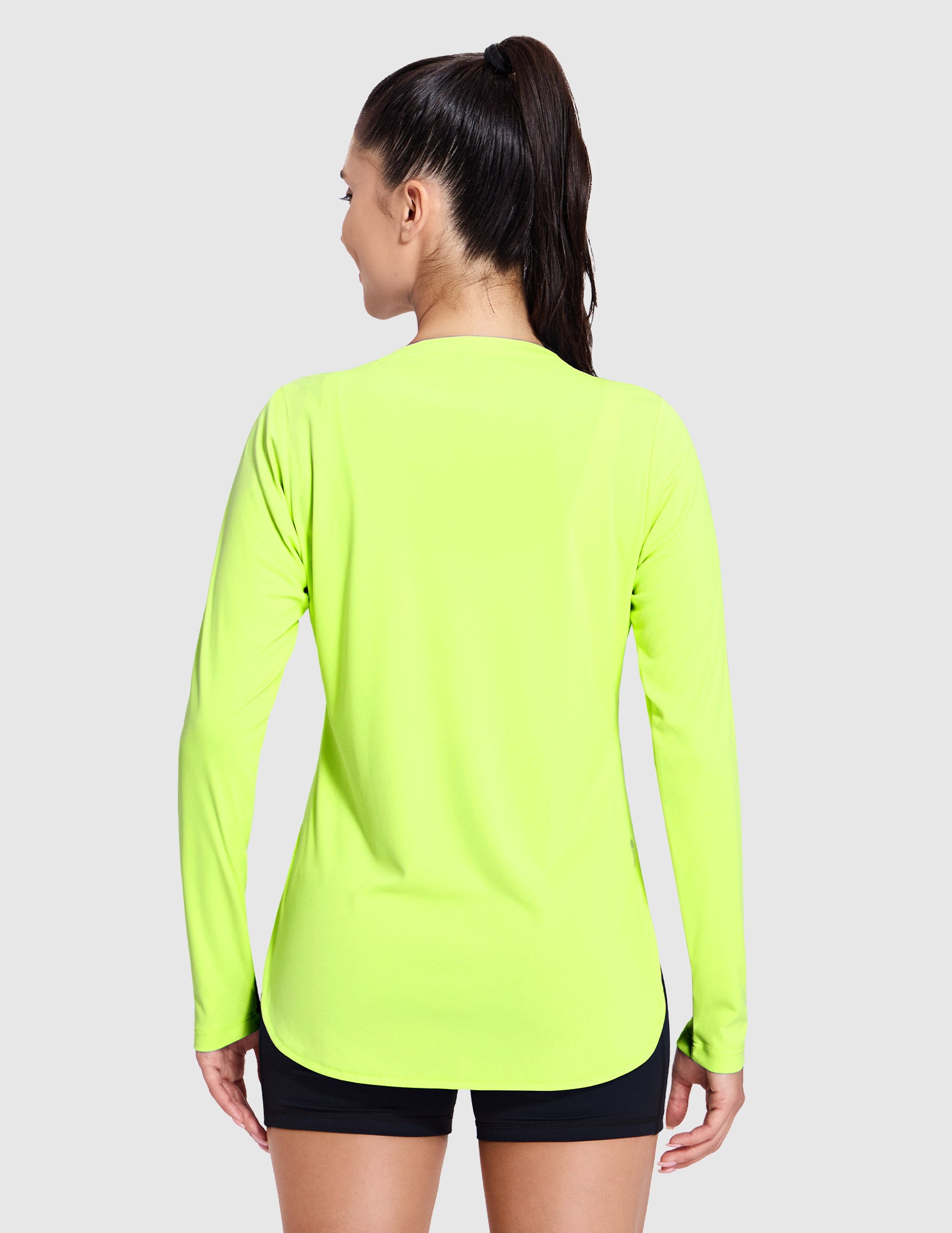 MIER Women's UPF 50 Plus Long Sleeve Running Shirt Sun Protection and Style Women Active Shirt